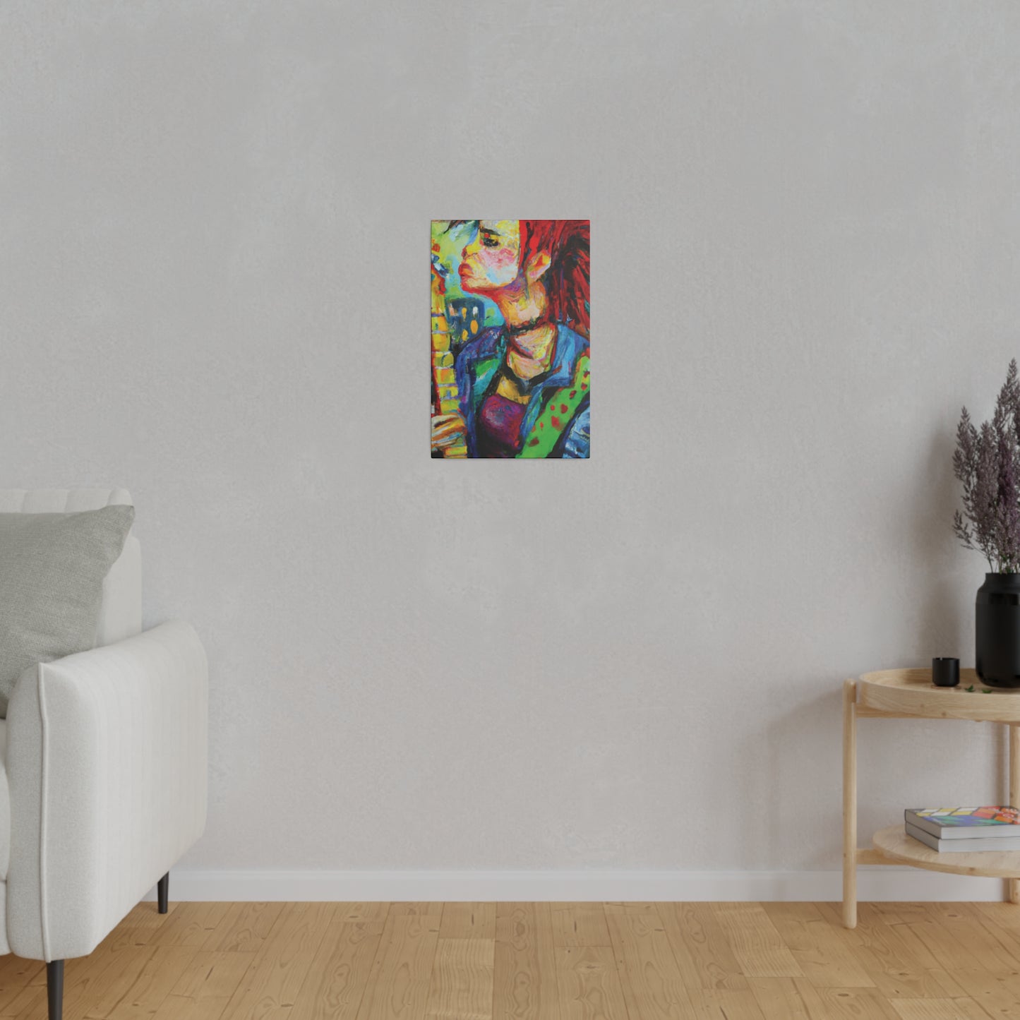 4898X - Rockstar Oil Painting Style Print | Poster | Home Decor | Wall Art | Music Art | Canvas