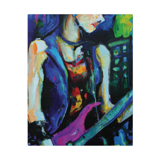 4374G - Rockstar Oil Painting Style Print | Poster | Home Decor | Wall Art | Music Art | Canvas