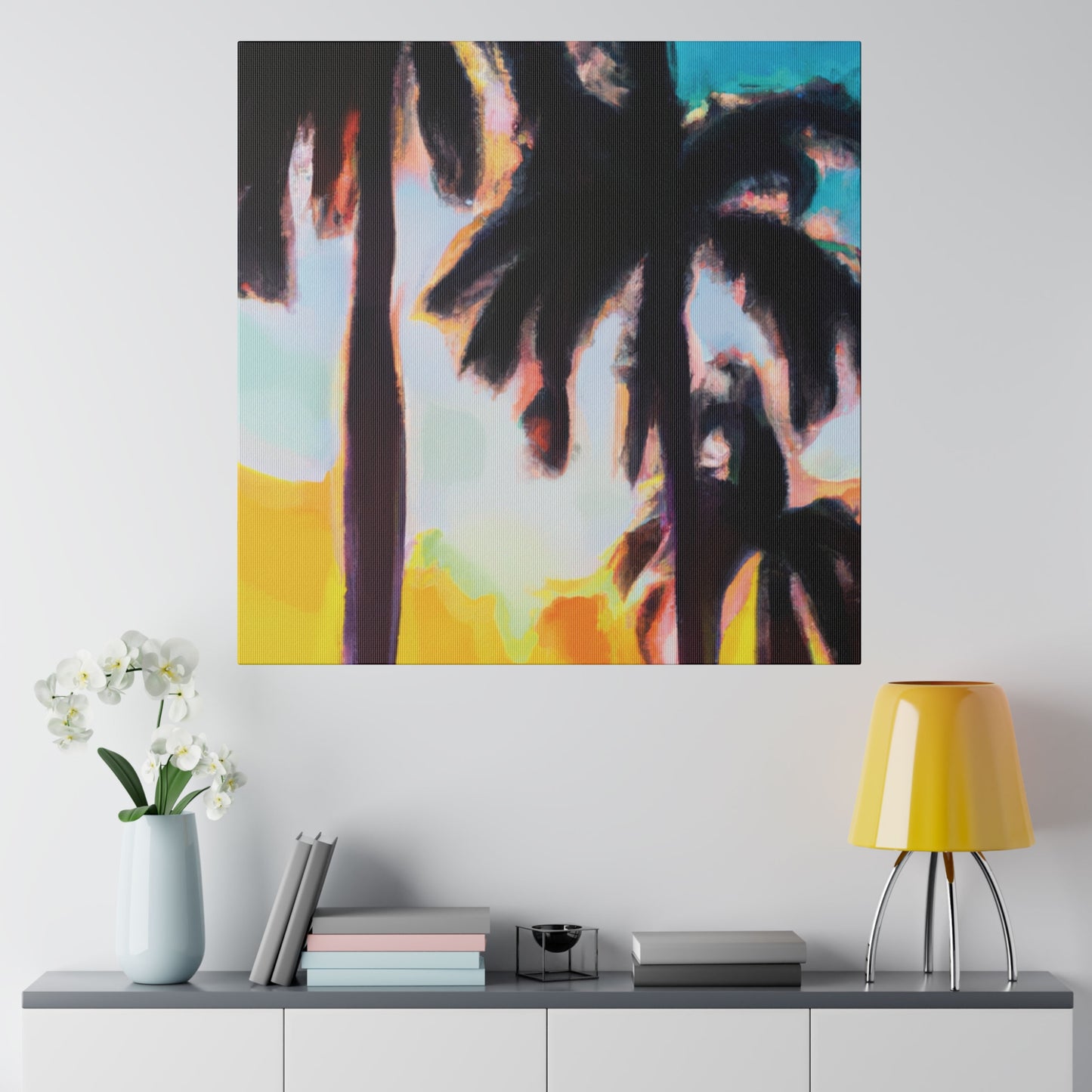 5485W - Miami Beach Sunset Painting Print | Miami | Beach | Sunset | Poster | Home Decor | Wall Art | Canvas