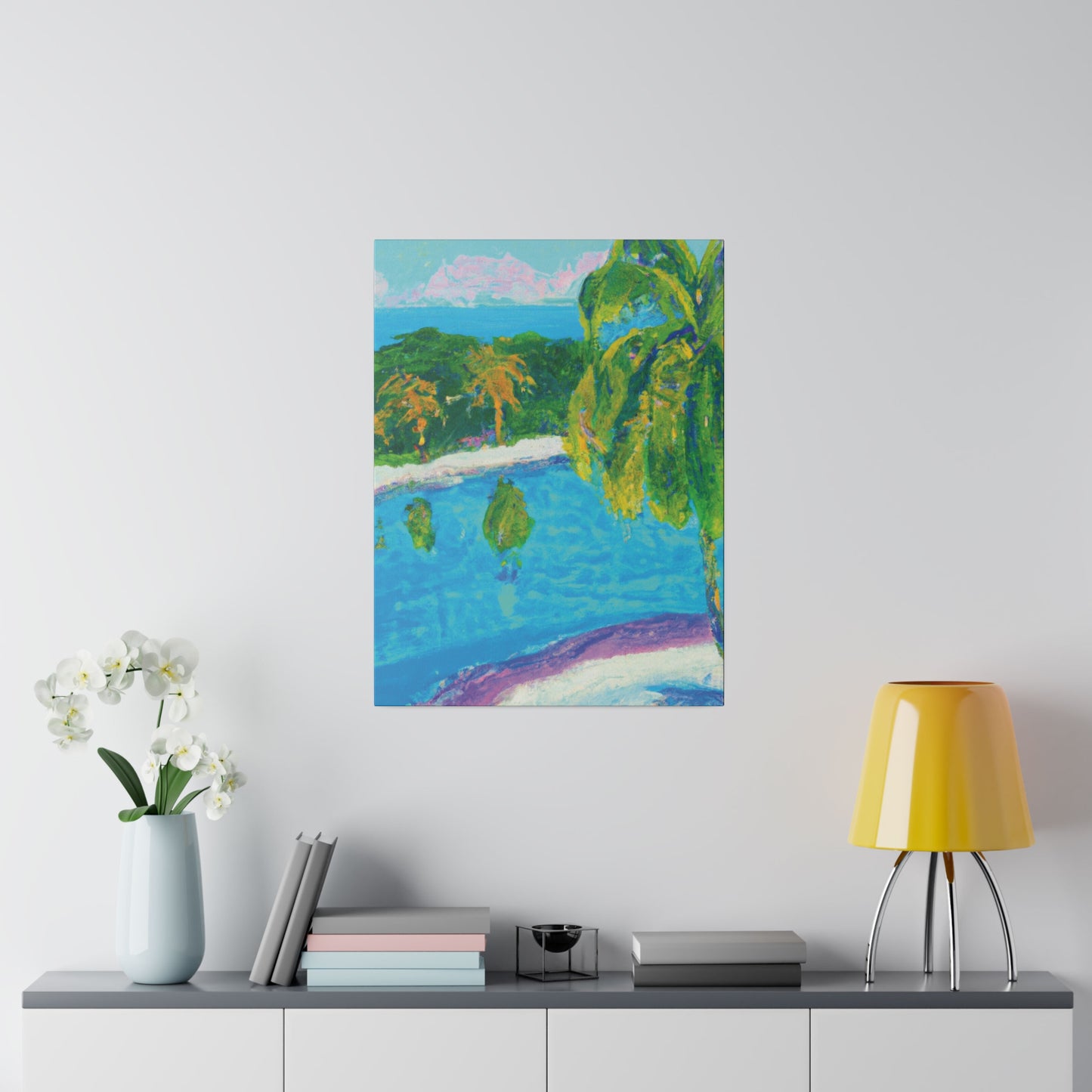 3281F - Bahamas Ocean Painting Print | Bahamas | Ocean | Beach | Poster | Home Decor | Wall Art | Canvas