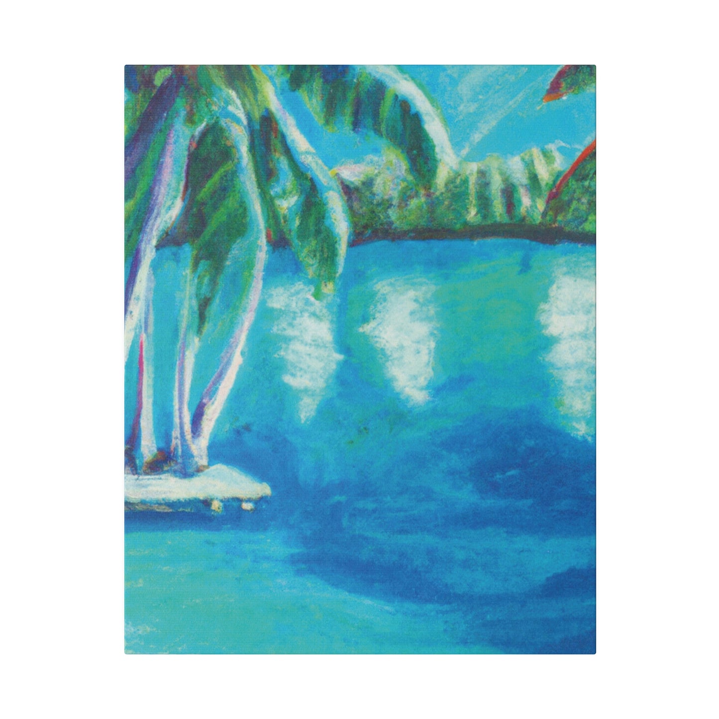 3187V - Bahamas Ocean Painting Print | Bahamas | Ocean | Beach | Poster | Home Decor | Wall Art | Canvas