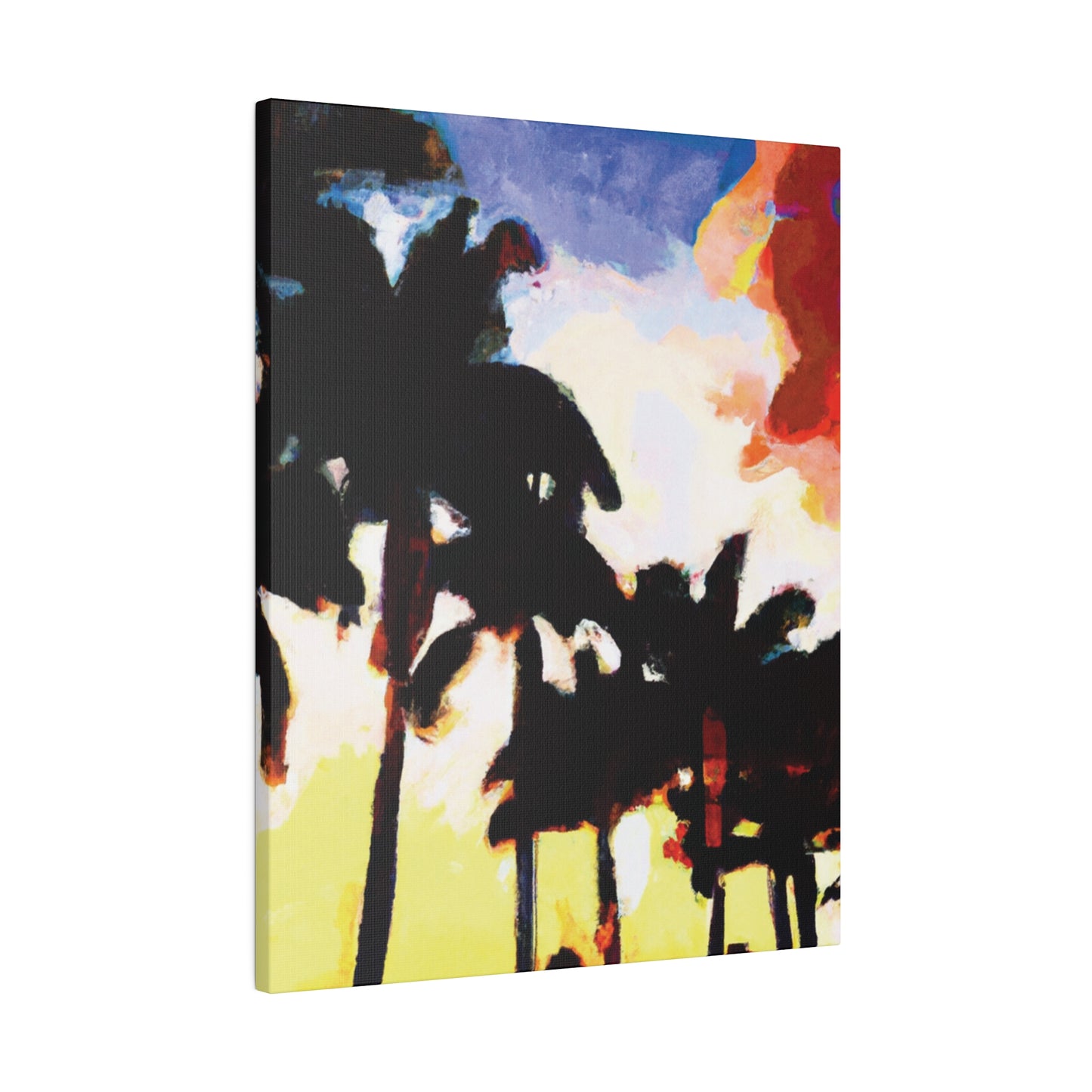 9127M - Miami Beach Sunset Painting Print | Miami | Beach | Sunset | Poster | Home Decor | Wall Art | Canvas