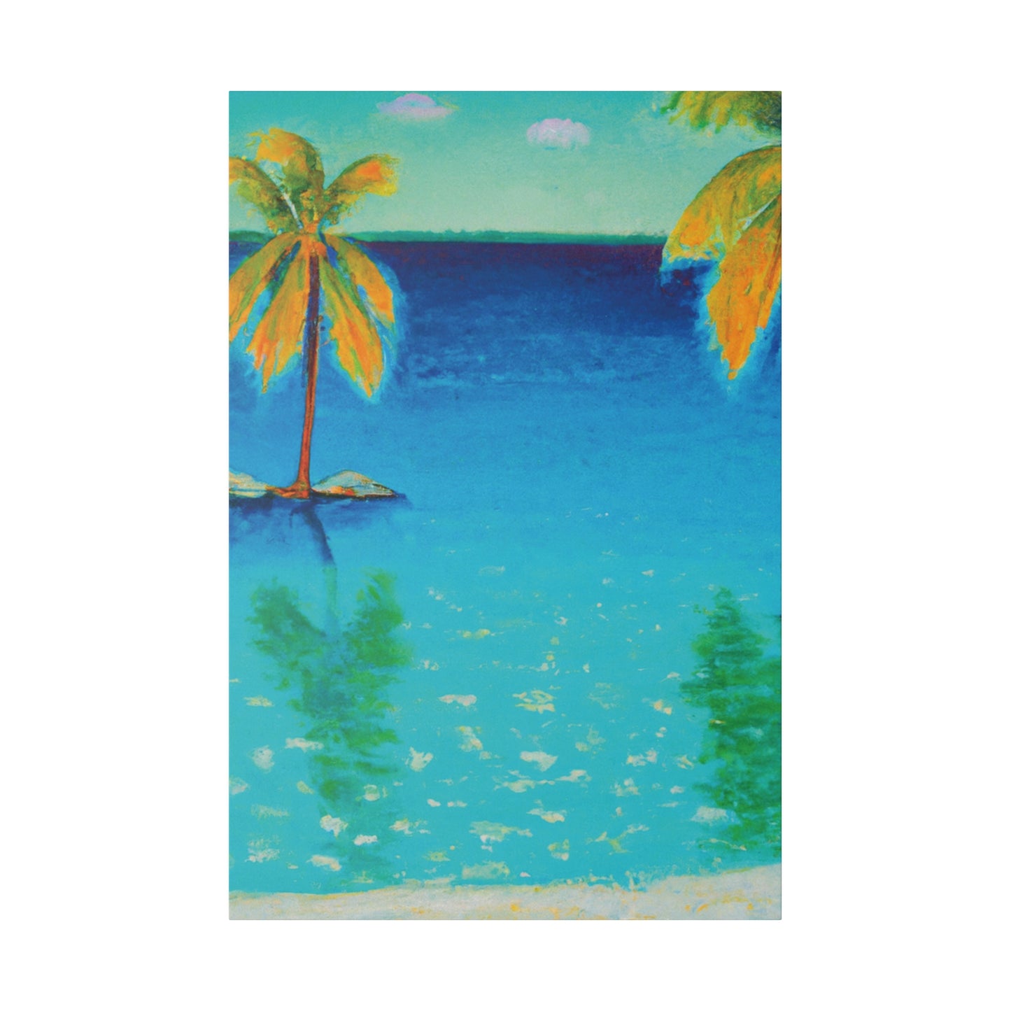 9234A - Bahamas Ocean Painting Print | Bahamas | Ocean | Beach | Poster | Home Decor | Wall Art | Canvas