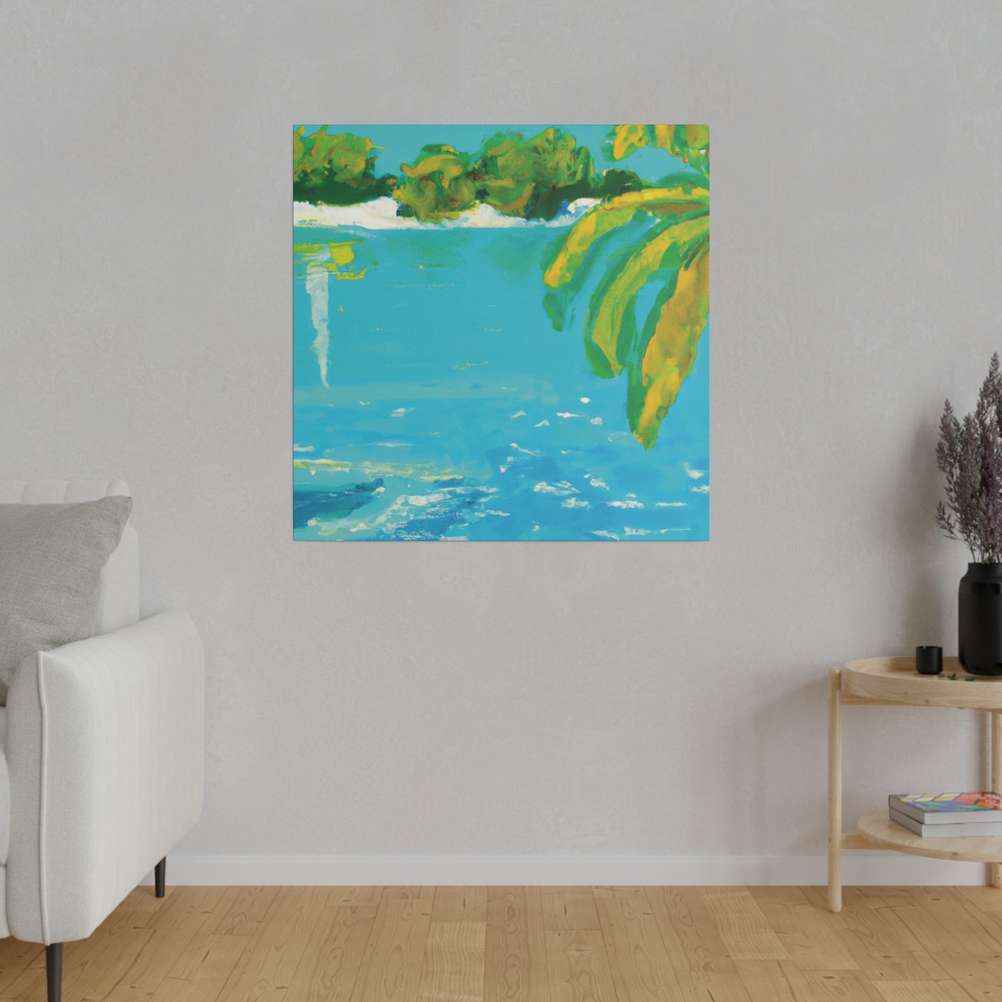 2261V - Bahamas Ocean Painting Print | Bahamas | Ocean | Beach | Poster | Home Decor | Wall Art | Canvas