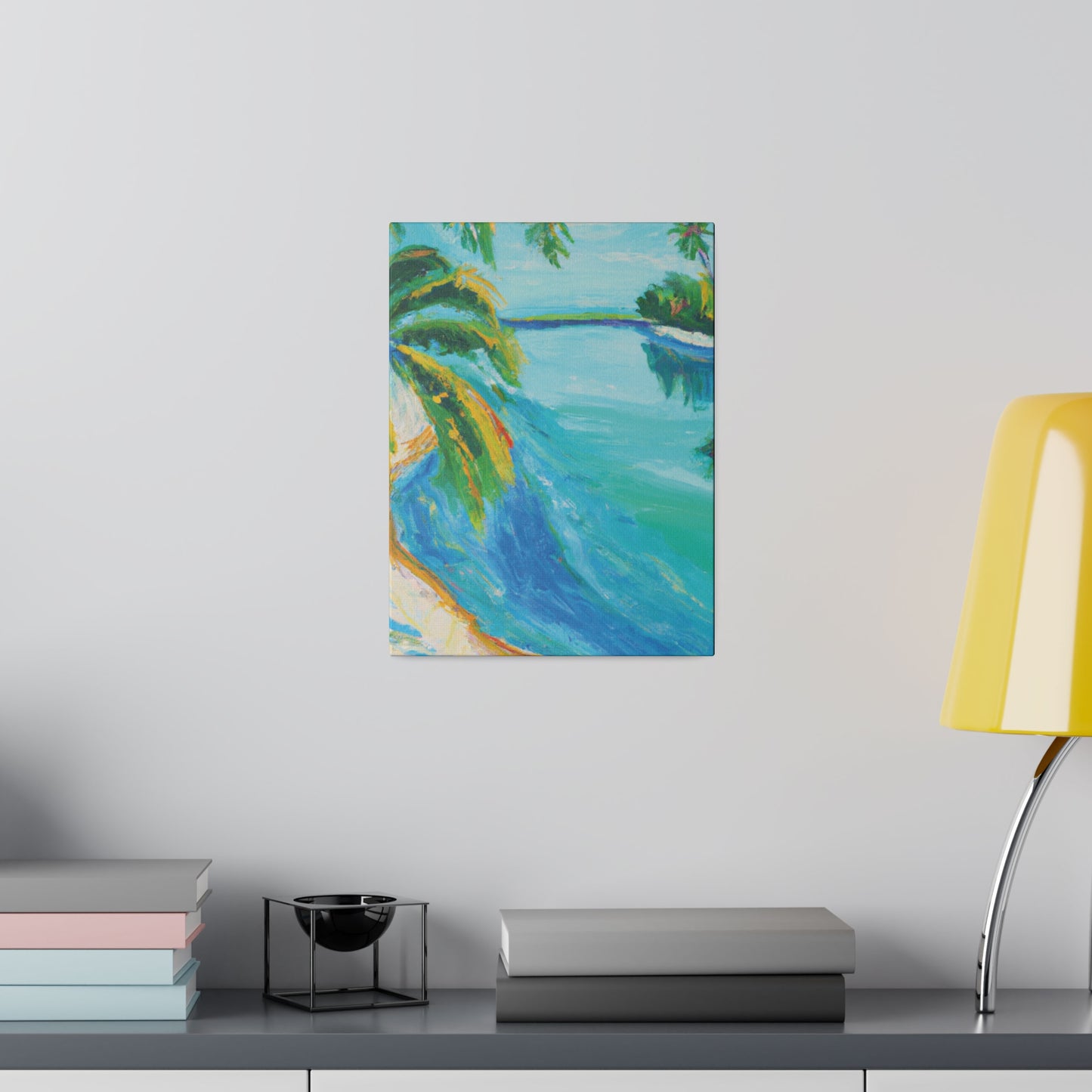 5339K - Bahamas Ocean Painting Print | Bahamas | Ocean | Beach | Poster | Home Decor | Wall Art | Canvas