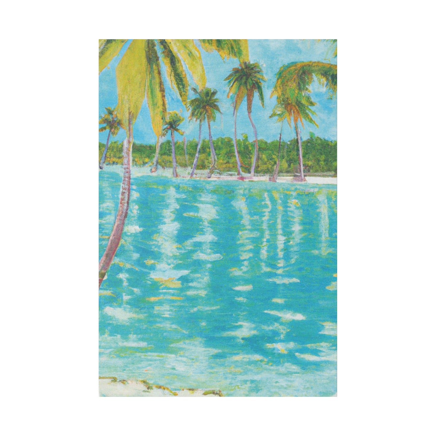 8537R - Bahamas Ocean Painting Print | Bahamas | Ocean | Beach | Poster | Home Decor | Wall Art | Canvas