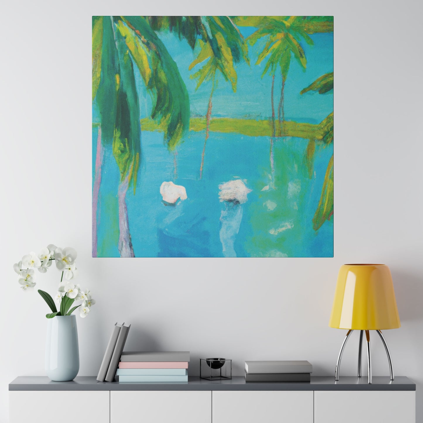 5643X - Bahamas Ocean Painting Print | Bahamas | Ocean | Beach | Poster | Home Decor | Wall Art | Canvas