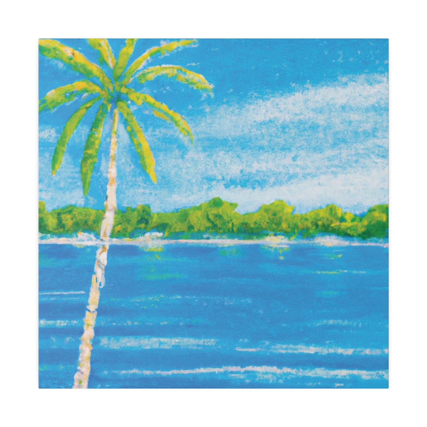 9803Q - Bahamas Ocean Painting Print | Bahamas | Ocean | Beach | Poster | Home Decor | Wall Art | Canvas