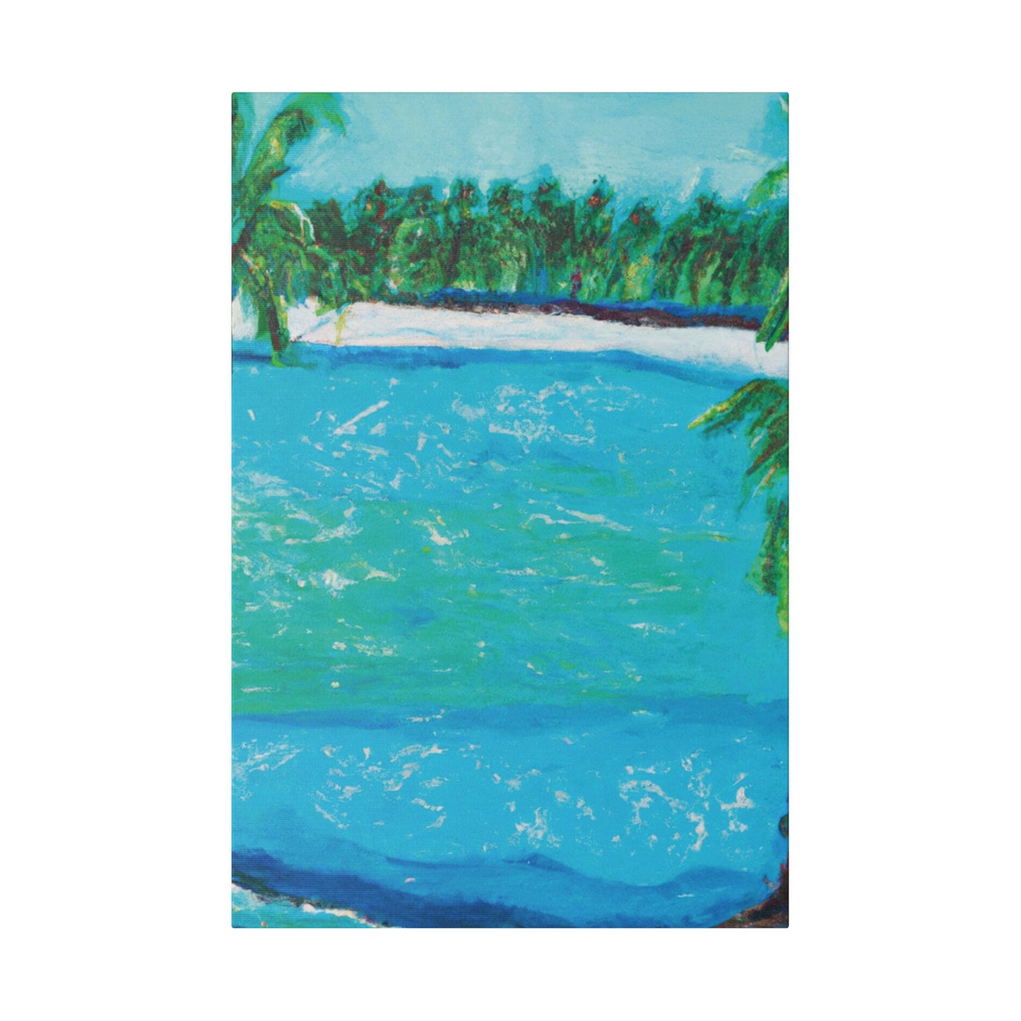 3234T - Bahamas Ocean Painting Print | Bahamas | Ocean | Beach | Poster | Home Decor | Wall Art | Canvas