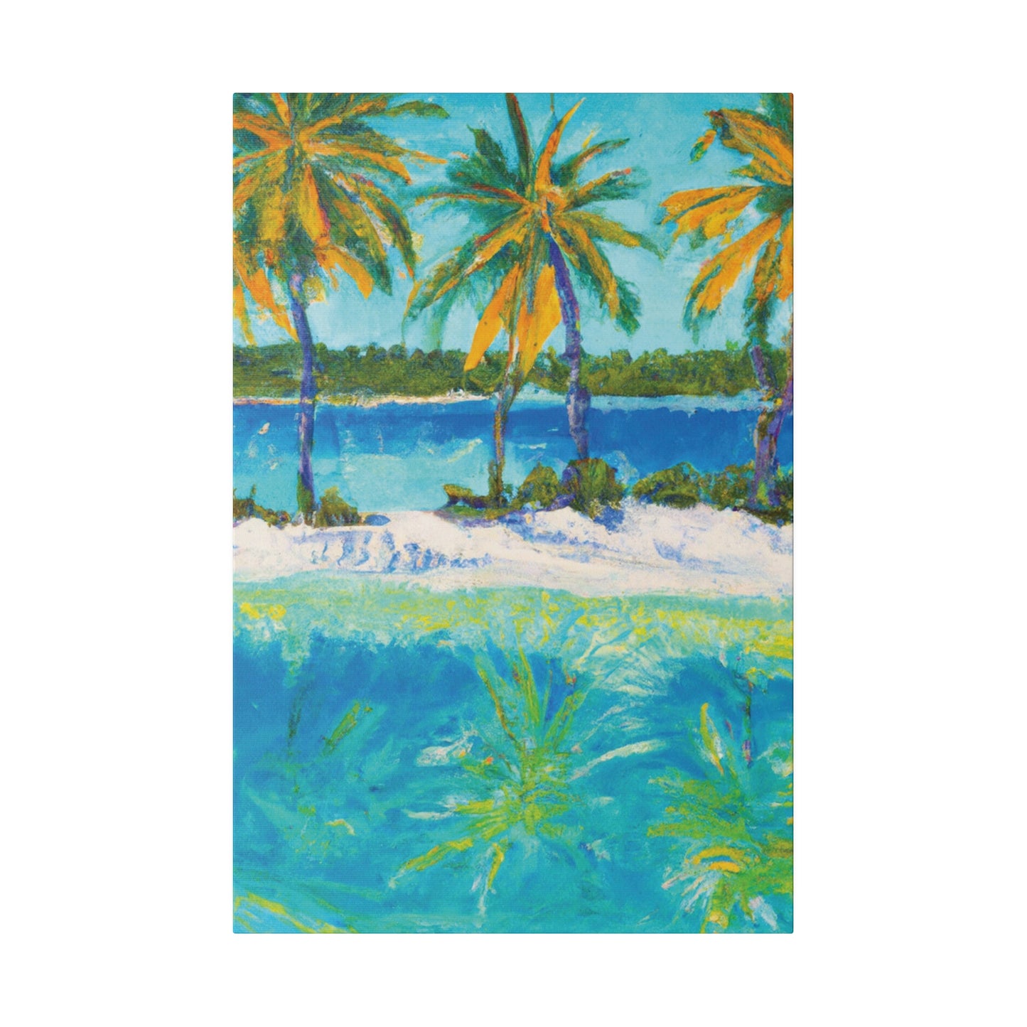 2367X - Bahamas Ocean Painting Print | Bahamas | Ocean | Beach | Poster | Home Decor | Wall Art | Canvas