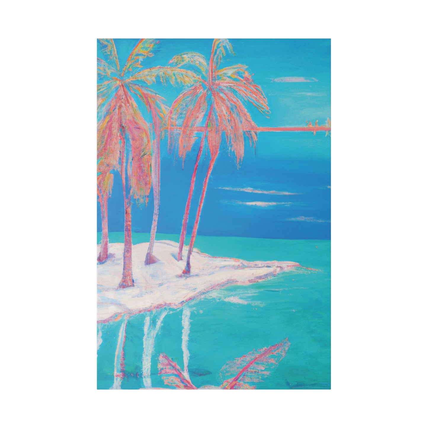 3162K - Bahamas Ocean Painting Print | Bahamas | Ocean | Beach | Poster | Home Decor | Wall Art | Canvas