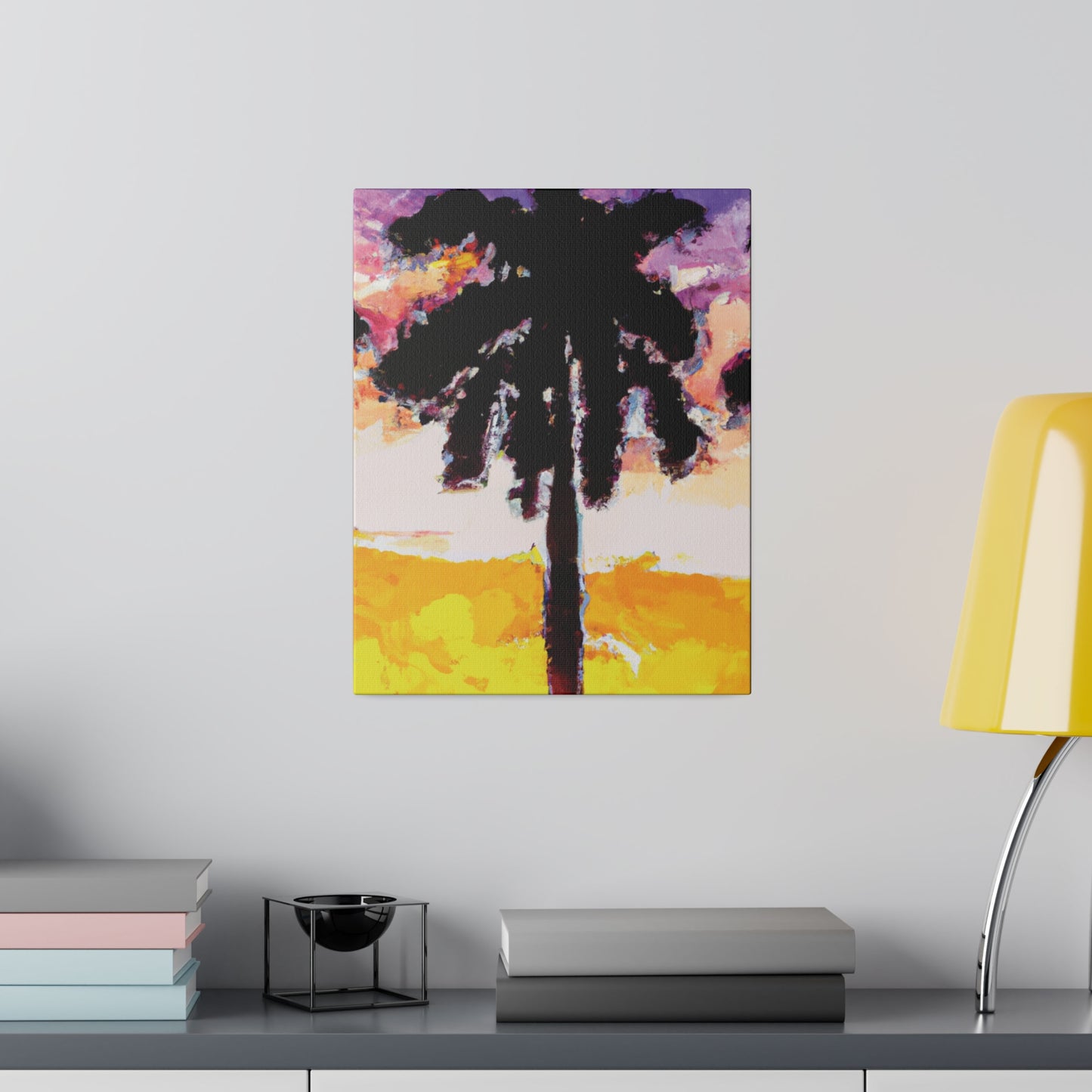 6392A - Miami Beach Sunset Painting Print | Miami | Beach | Sunset | Poster | Home Decor | Wall Art | Canvas