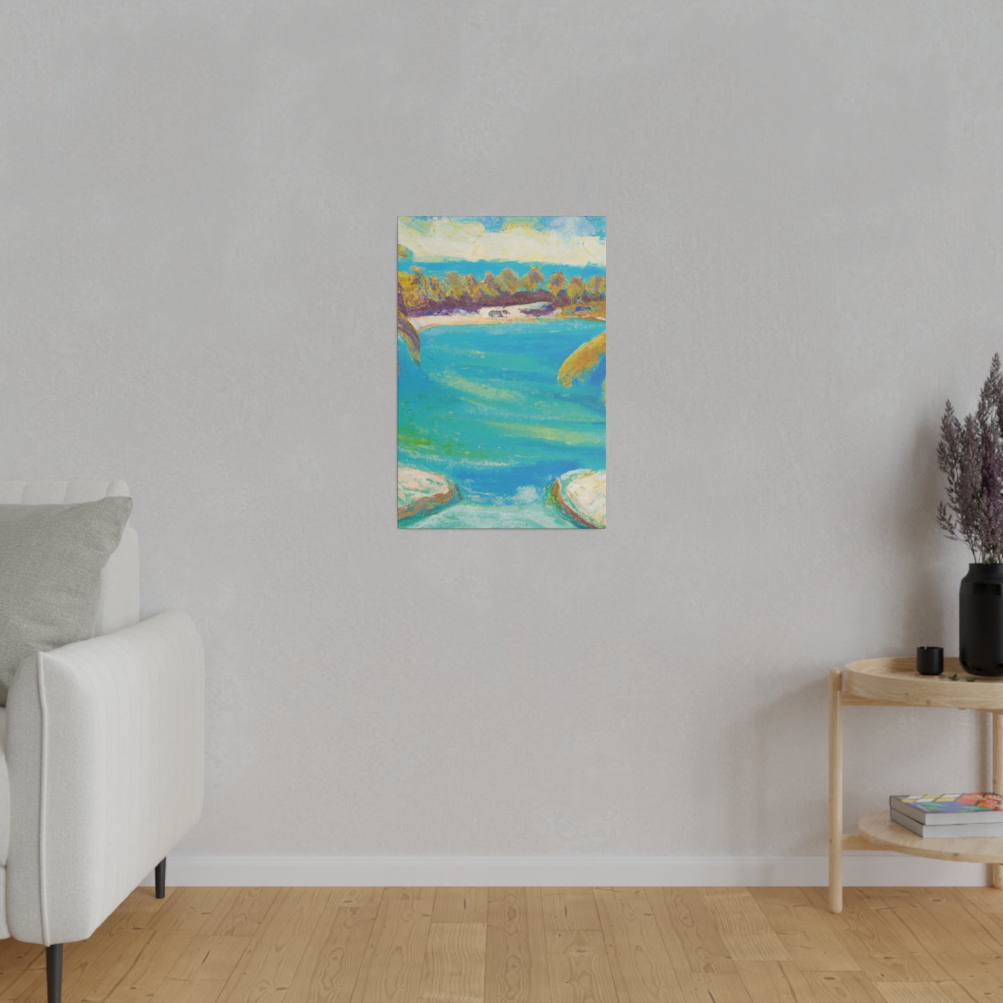 5706H - Bahamas Ocean Painting Print | Bahamas | Ocean | Beach | Poster | Home Decor | Wall Art | Canvas