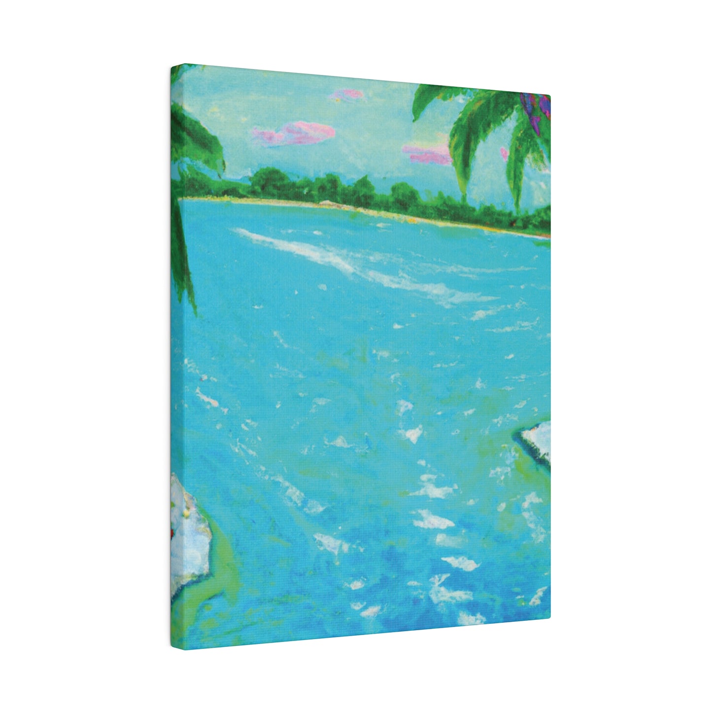6527F - Bahamas Ocean Painting Print | Bahamas | Ocean | Beach | Poster | Home Decor | Wall Art | Canvas