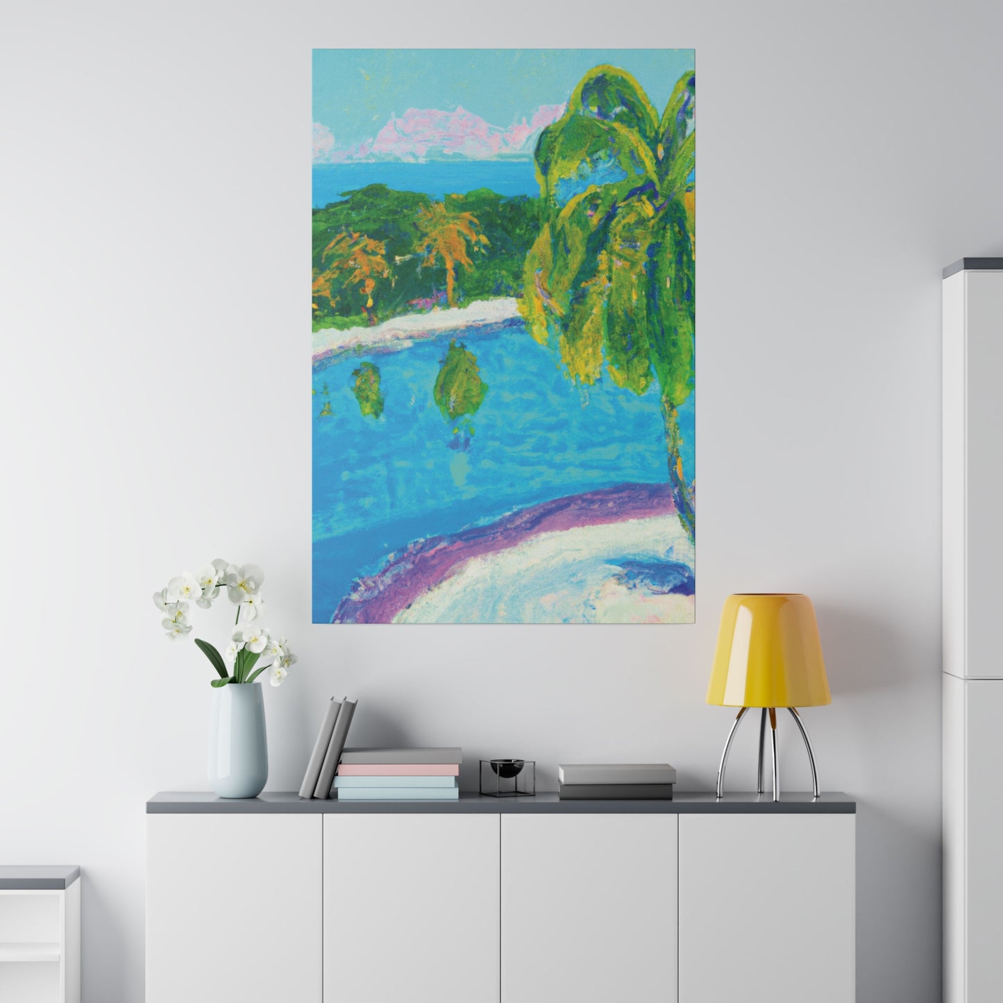 3281F - Bahamas Ocean Painting Print | Bahamas | Ocean | Beach | Poster | Home Decor | Wall Art | Canvas