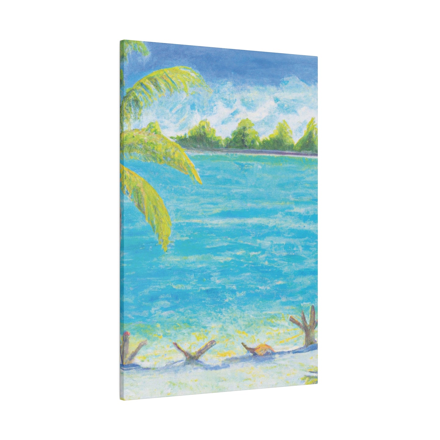 3007D - Bahamas Ocean Painting Print | Bahamas | Ocean | Beach | Poster | Home Decor | Wall Art | Canvas