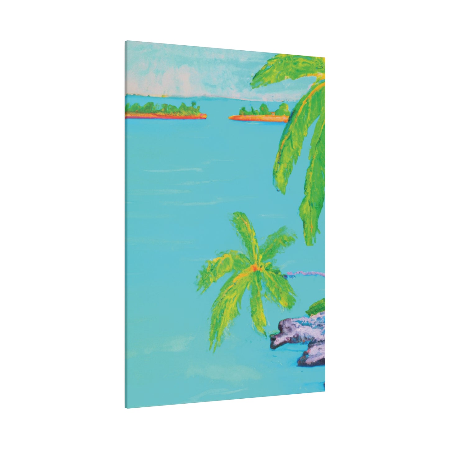 8932V - Bahamas Ocean Painting Print | Bahamas | Ocean | Beach | Poster | Home Decor | Wall Art | Canvas