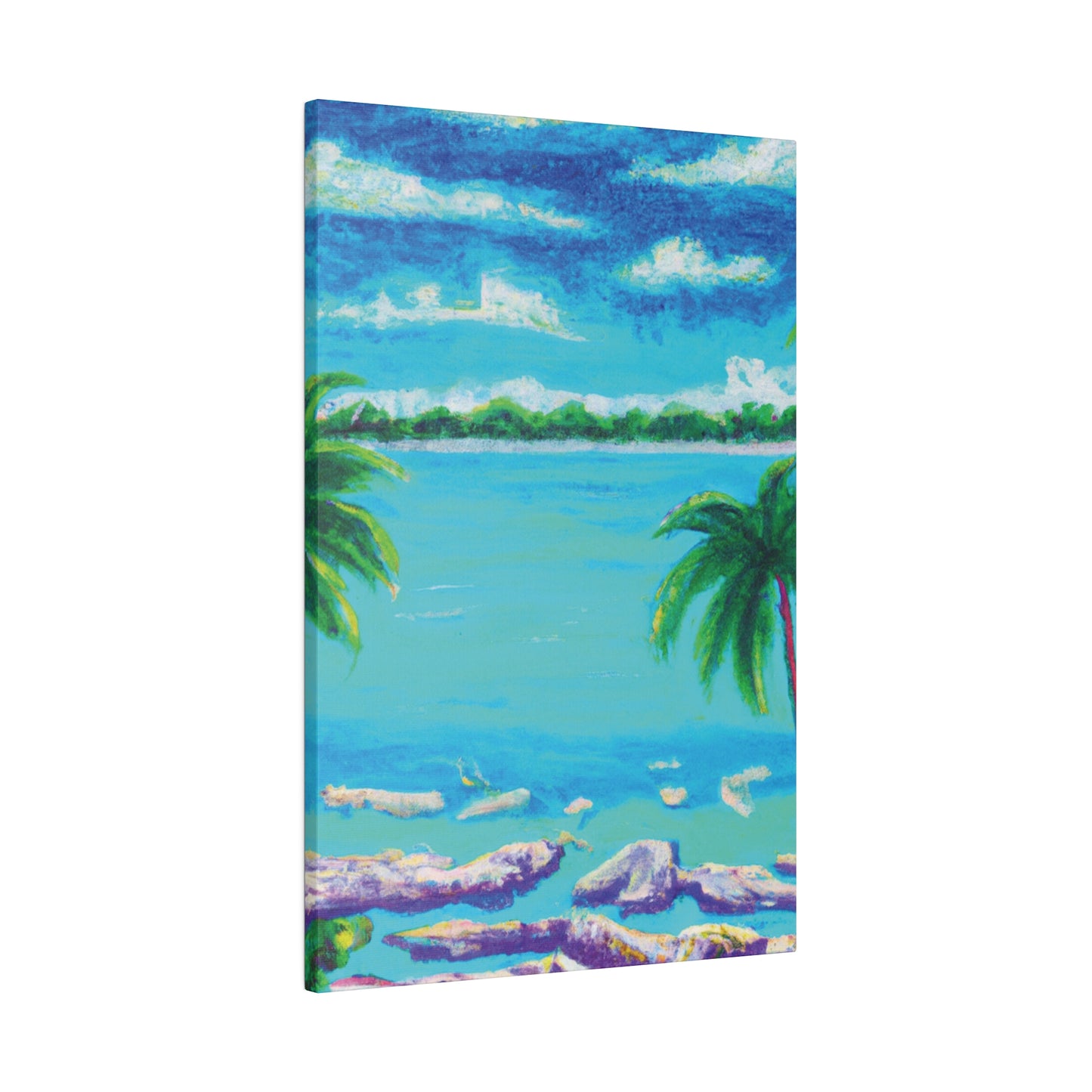 9293Y - Bahamas Ocean Painting Print | Bahamas | Ocean | Beach | Poster | Home Decor | Wall Art | Canvas