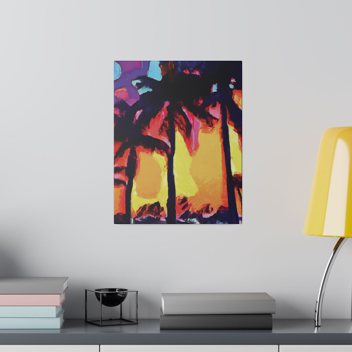 7278A - Miami Beach Sunset Painting Print | Miami | Beach | Sunset | Poster | Home Decor | Wall Art | Canvas