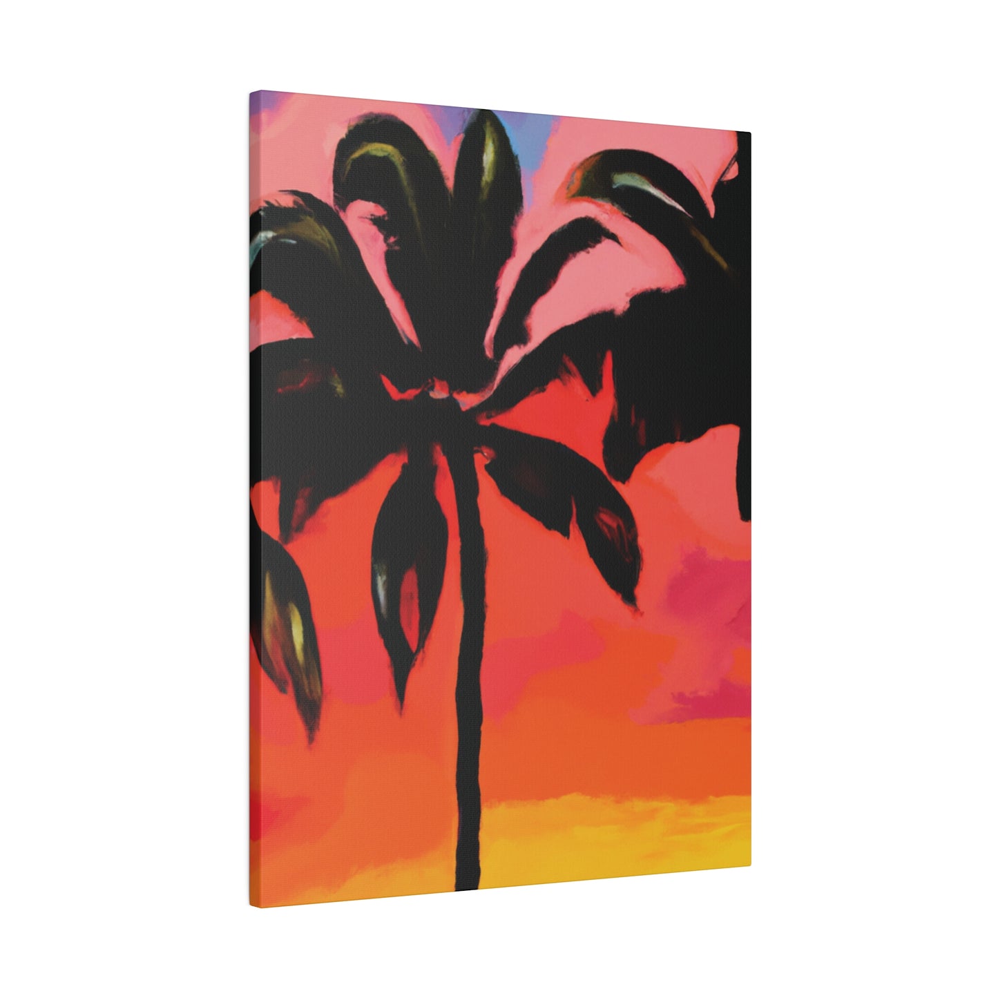 8093Z - Miami Beach Sunset Painting Print | Miami | Beach | Sunset | Poster | Home Decor | Wall Art | Canvas