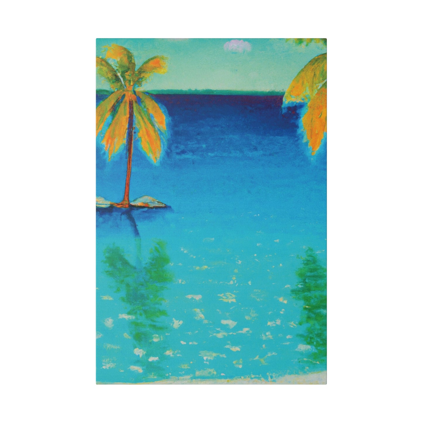 9234A - Bahamas Ocean Painting Print | Bahamas | Ocean | Beach | Poster | Home Decor | Wall Art | Canvas