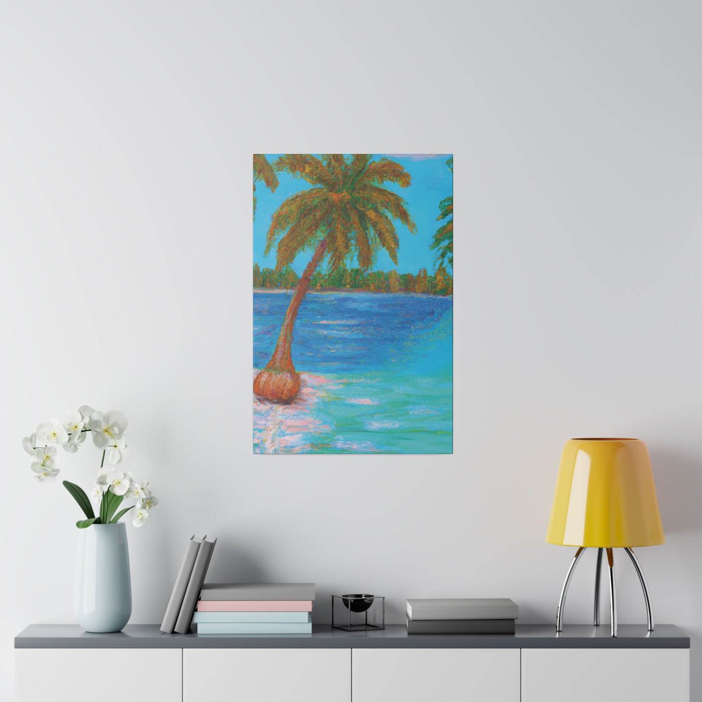 4348S - Bahamas Ocean Painting Print | Bahamas | Ocean | Beach | Poster | Home Decor | Wall Art | Canvas