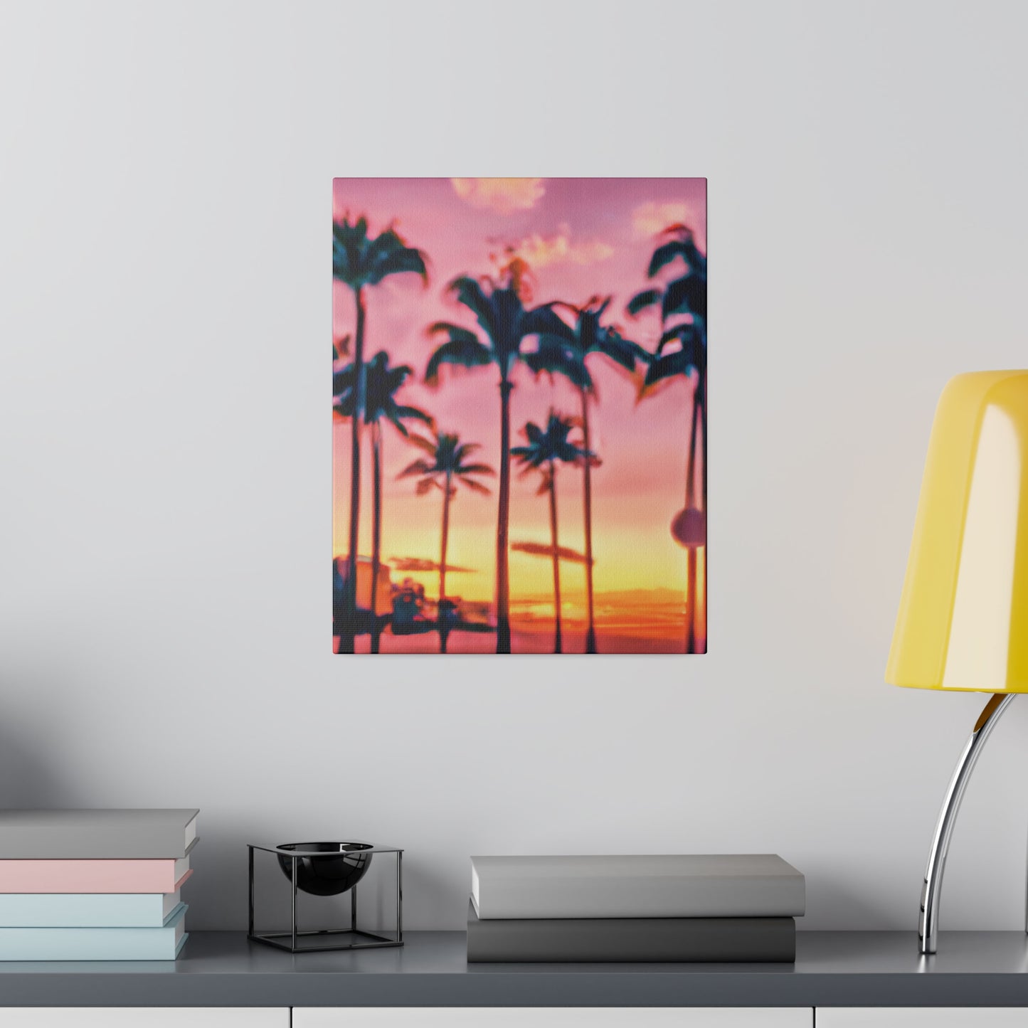 8183G - Miami Beach Sunset Painting Print | Miami | Beach | Sunset | Poster | Home Decor | Wall Art | Canvas