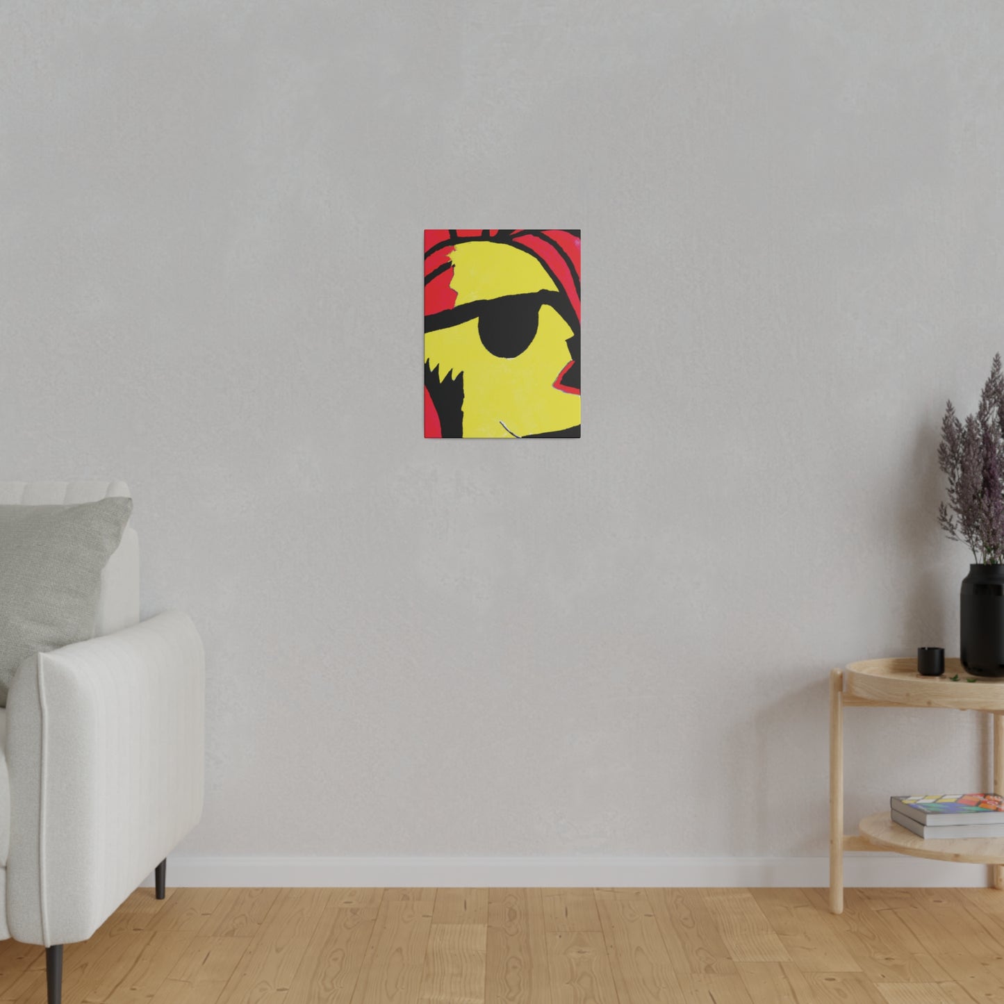 9456P - Rockstar Painting Print | Face | Abstract | Poster | Home Decor | Wall Art | Music Art | Canvas