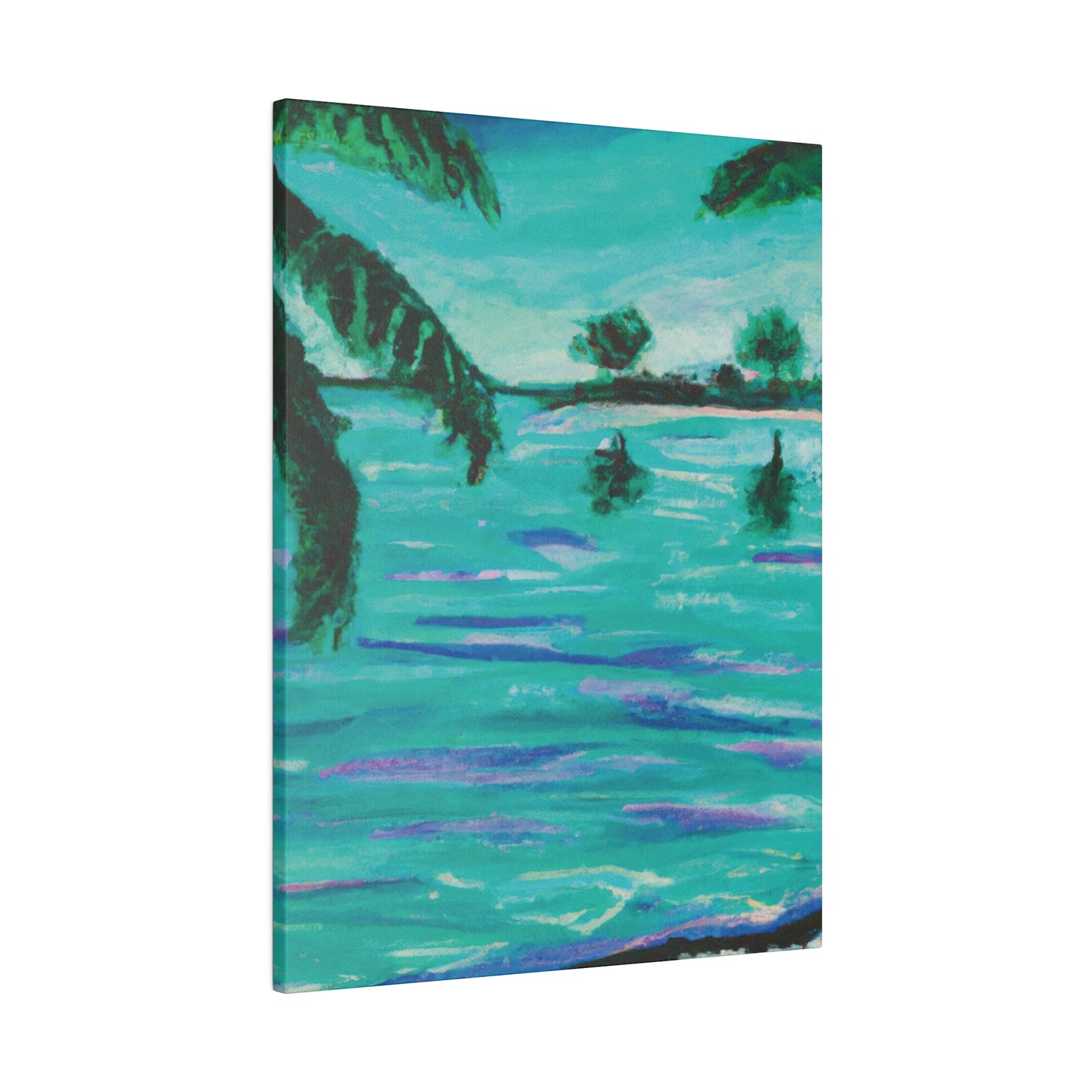 4157C - Bahamas Ocean Painting Print | Bahamas | Ocean | Beach | Poster | Home Decor | Wall Art | Canvas