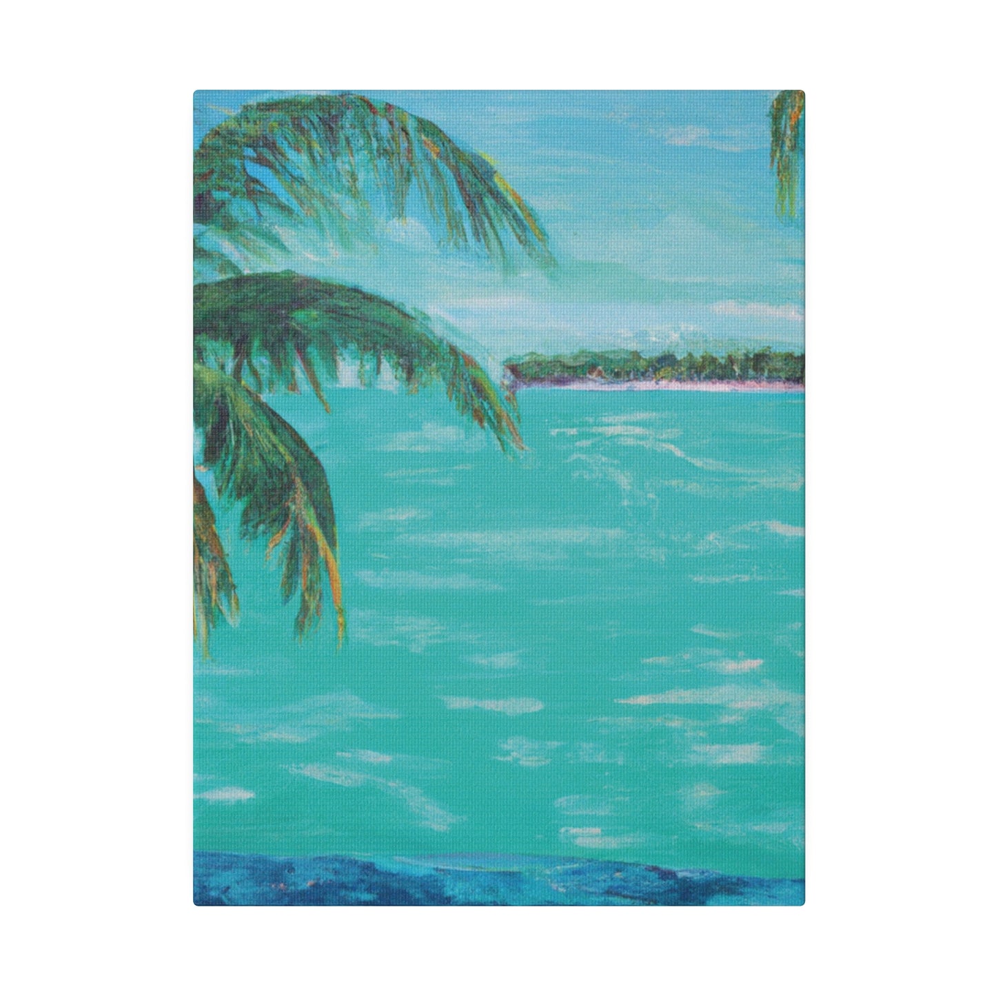 362P - Bahamas Ocean Painting Print | Bahamas | Ocean | Beach | Poster | Home Decor | Wall Art | Canvas