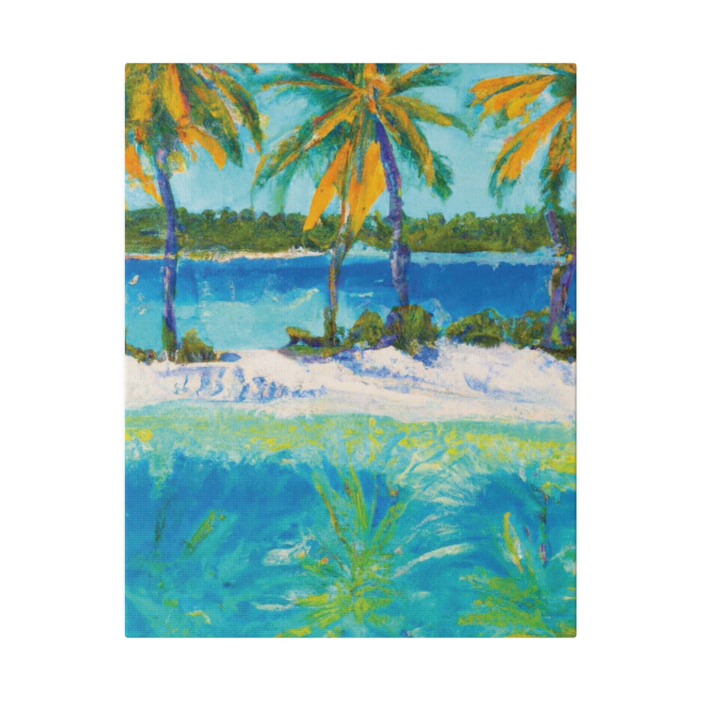 2367X - Bahamas Ocean Painting Print | Bahamas | Ocean | Beach | Poster | Home Decor | Wall Art | Canvas