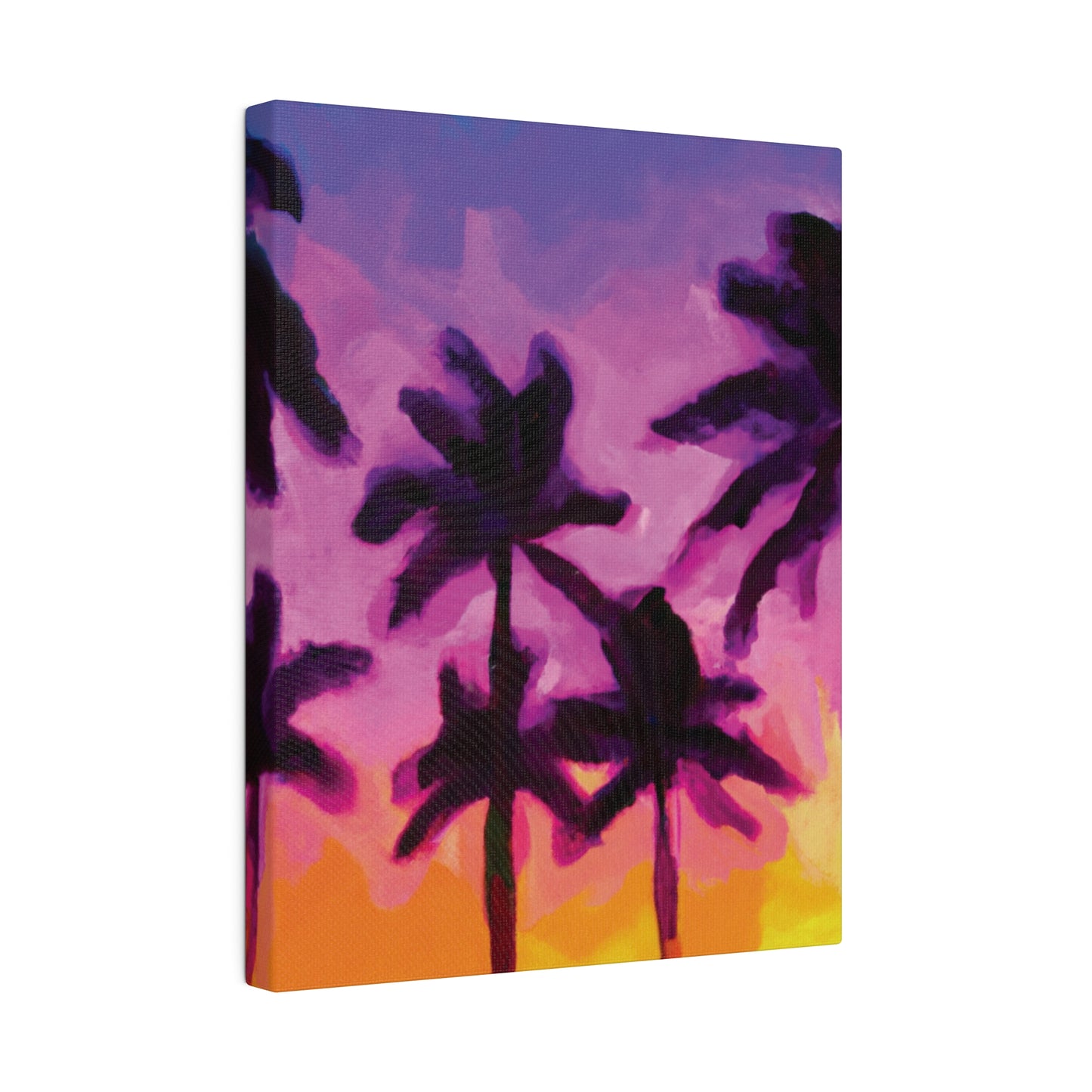 7395T - Miami Beach Sunset Painting Print | Miami | Beach | Sunset | Poster | Home Decor | Wall Art | Canvas