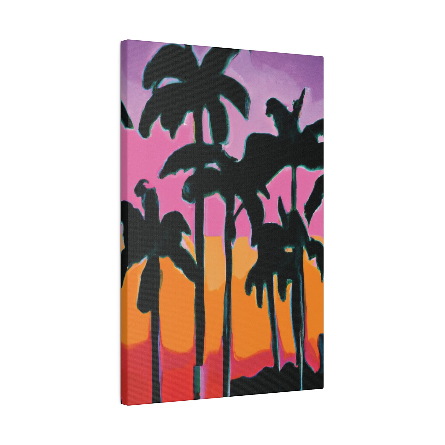 5108P - Miami Beach Sunset Painting Print | Miami | Beach | Sunset | Poster | Home Decor | Wall Art | Canvas