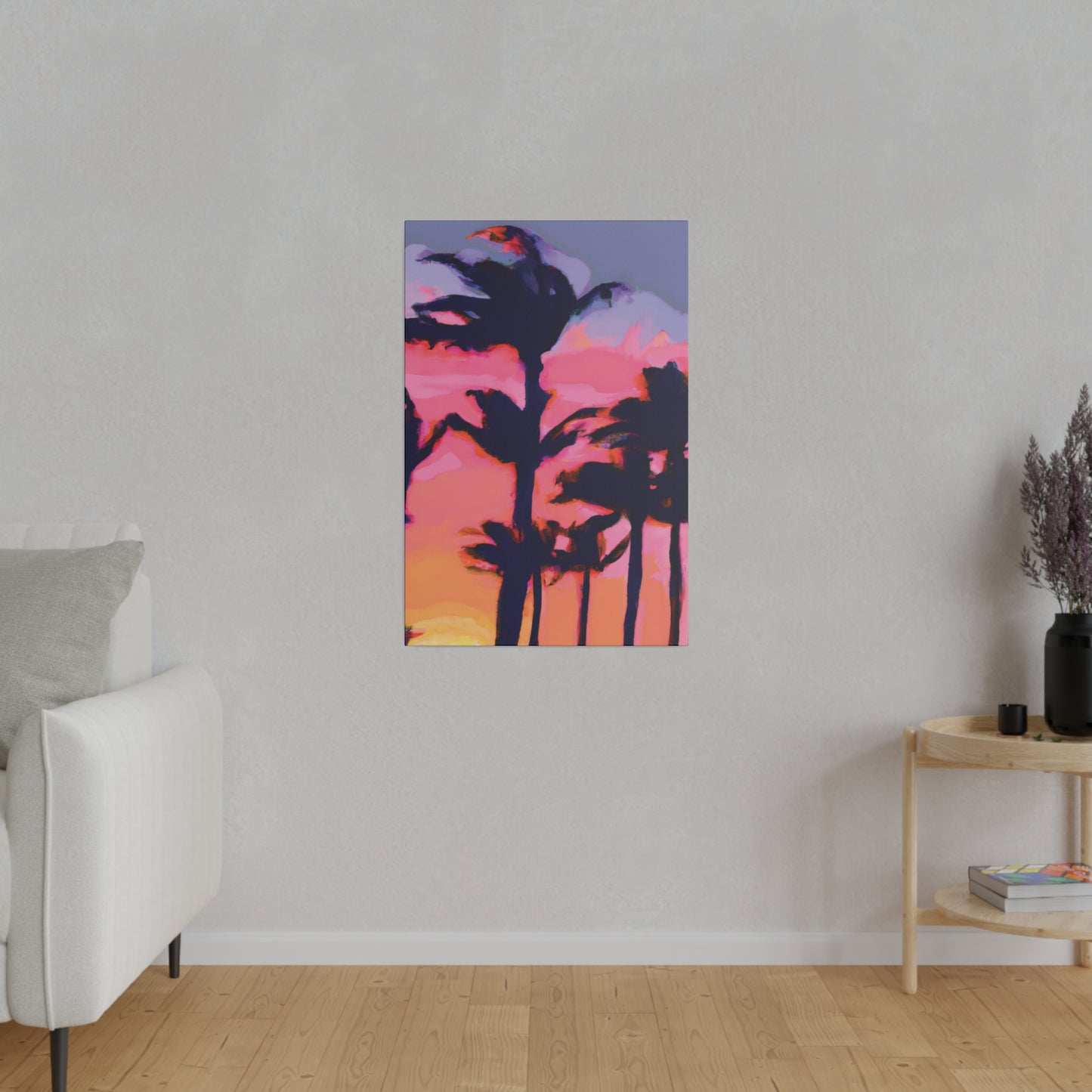 7993P - Miami Beach Sunset Painting Print | Miami | Beach | Sunset | Poster | Home Decor | Wall Art | Canvas
