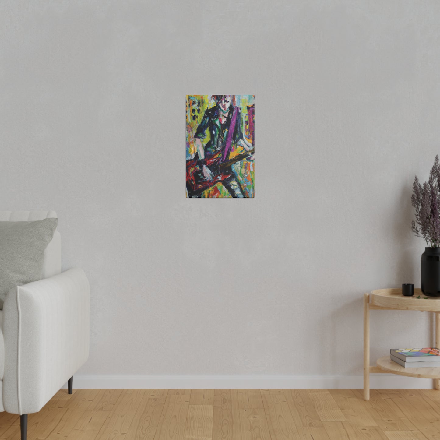 5521G - Rockstar Oil Painting Style Print | Poster | Home Decor | Wall Art | Music Art | Canvas