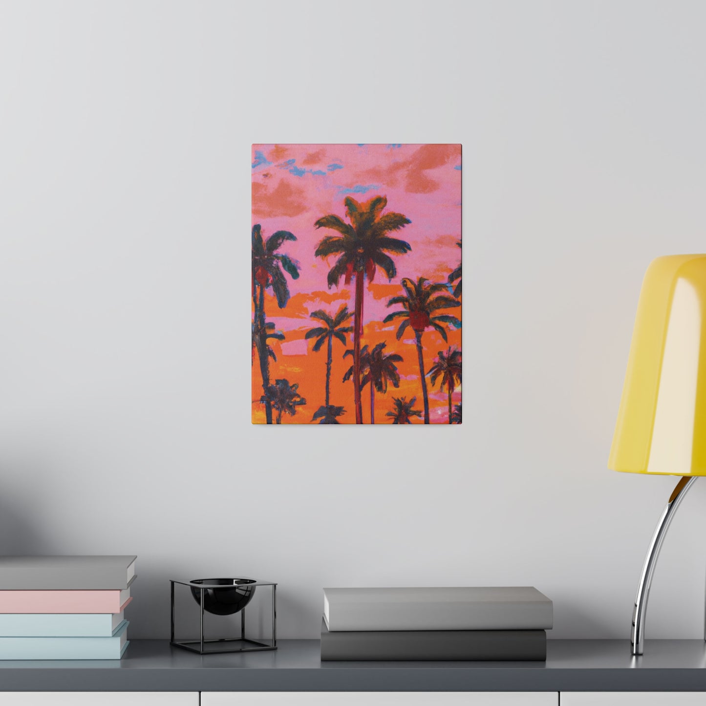 9385A - Miami Beach Sunset Painting Print | Miami | Beach | Sunset | Poster | Home Decor | Wall Art | Canvas