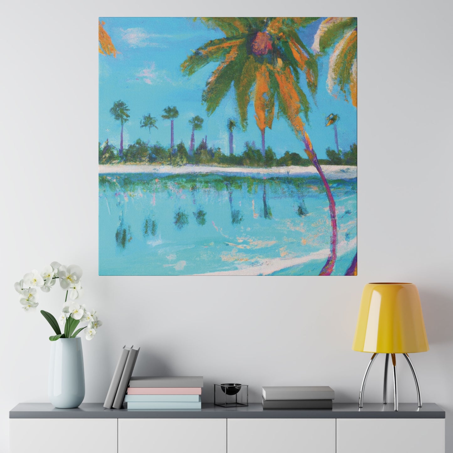 8723S - Bahamas Ocean Painting Print | Bahamas | Ocean | Beach | Poster | Home Decor | Wall Art | Canvas