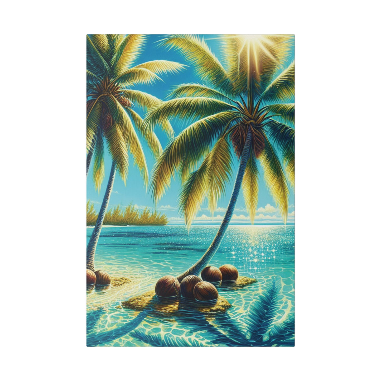 8231M - Bahamas Ocean Painting Print | Bahamas | Ocean | Beach | Poster | Home Decor | Wall Art | Canvas