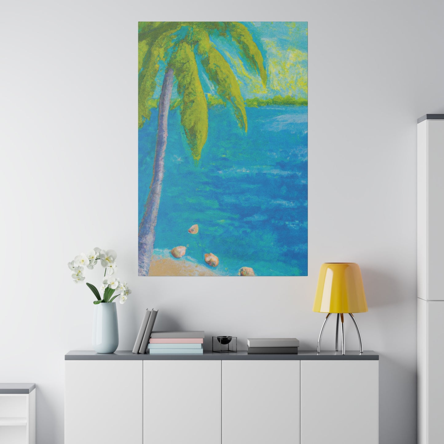 8812F - Bahamas Ocean Painting Print | Bahamas | Ocean | Beach | Poster | Home Decor | Wall Art | Canvas