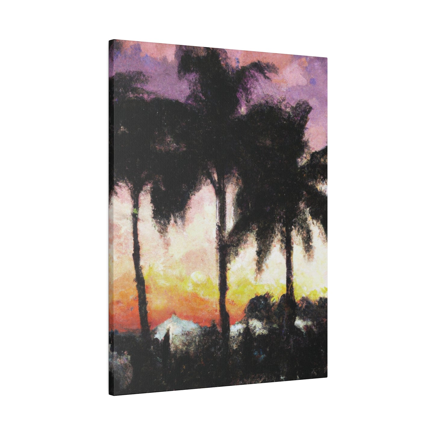 8185A - Miami Beach Sunset Painting Print | Miami | Beach | Sunset | Poster | Home Decor | Wall Art | Canvas