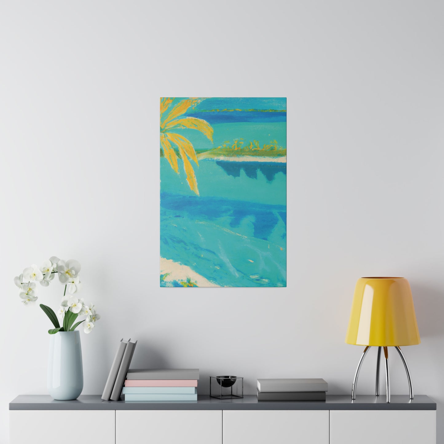 9110Q - Bahamas Ocean Painting Print | Bahamas | Ocean | Beach | Poster | Home Decor | Wall Art | Canvas