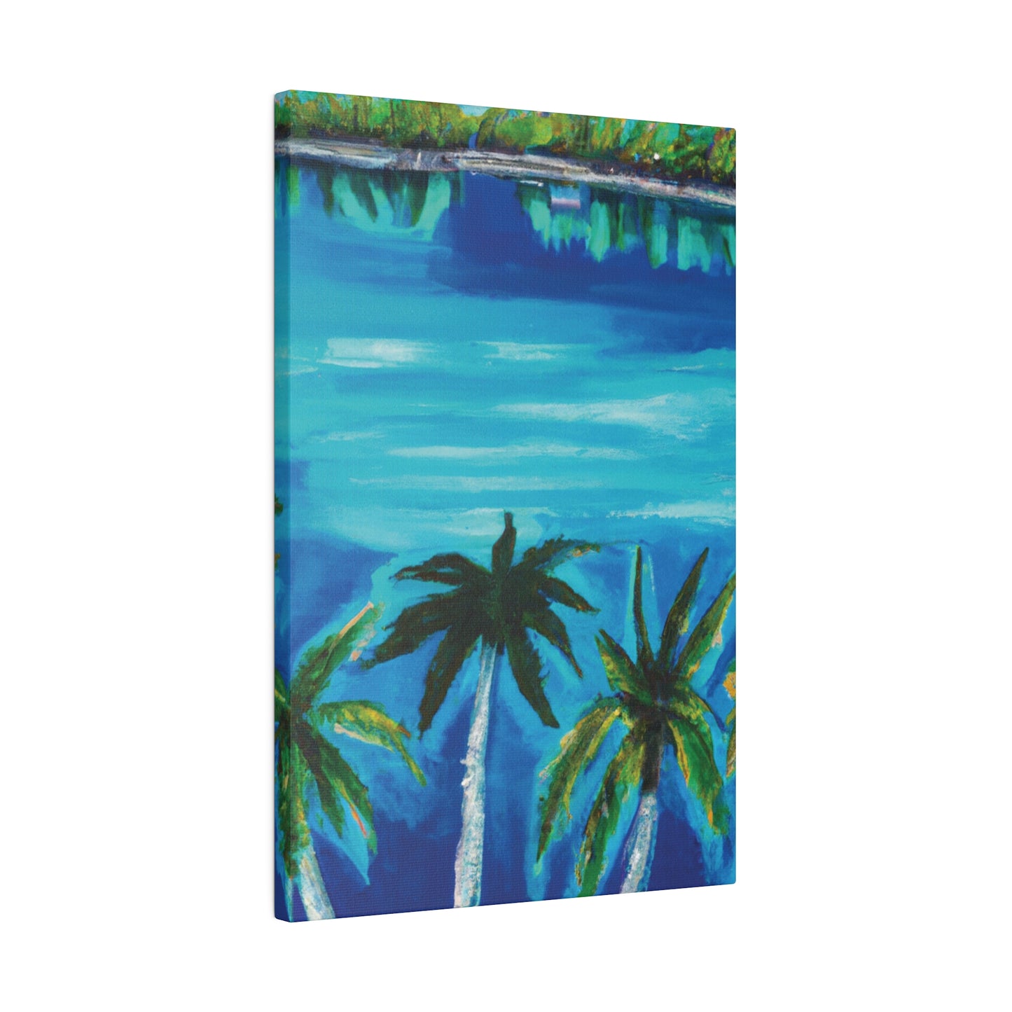 6741K - Bahamas Ocean Painting Print | Bahamas | Ocean | Beach | Poster | Home Decor | Wall Art | Canvas