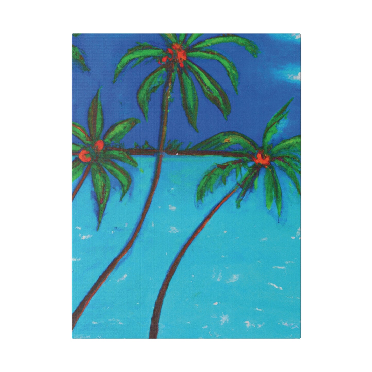 9305W - Bahamas Ocean Painting Print | Bahamas | Ocean | Beach | Poster | Home Decor | Wall Art | Canvas