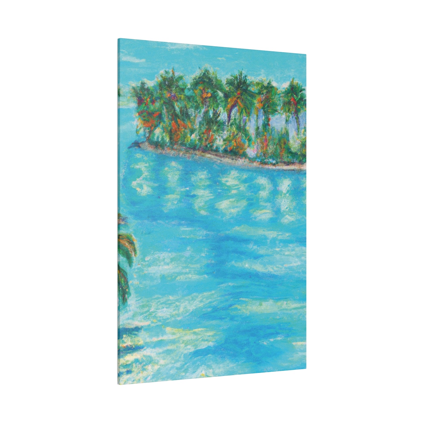 8625Q - Bahamas Ocean Painting Print | Bahamas | Ocean | Beach | Poster | Home Decor | Wall Art | Canvas