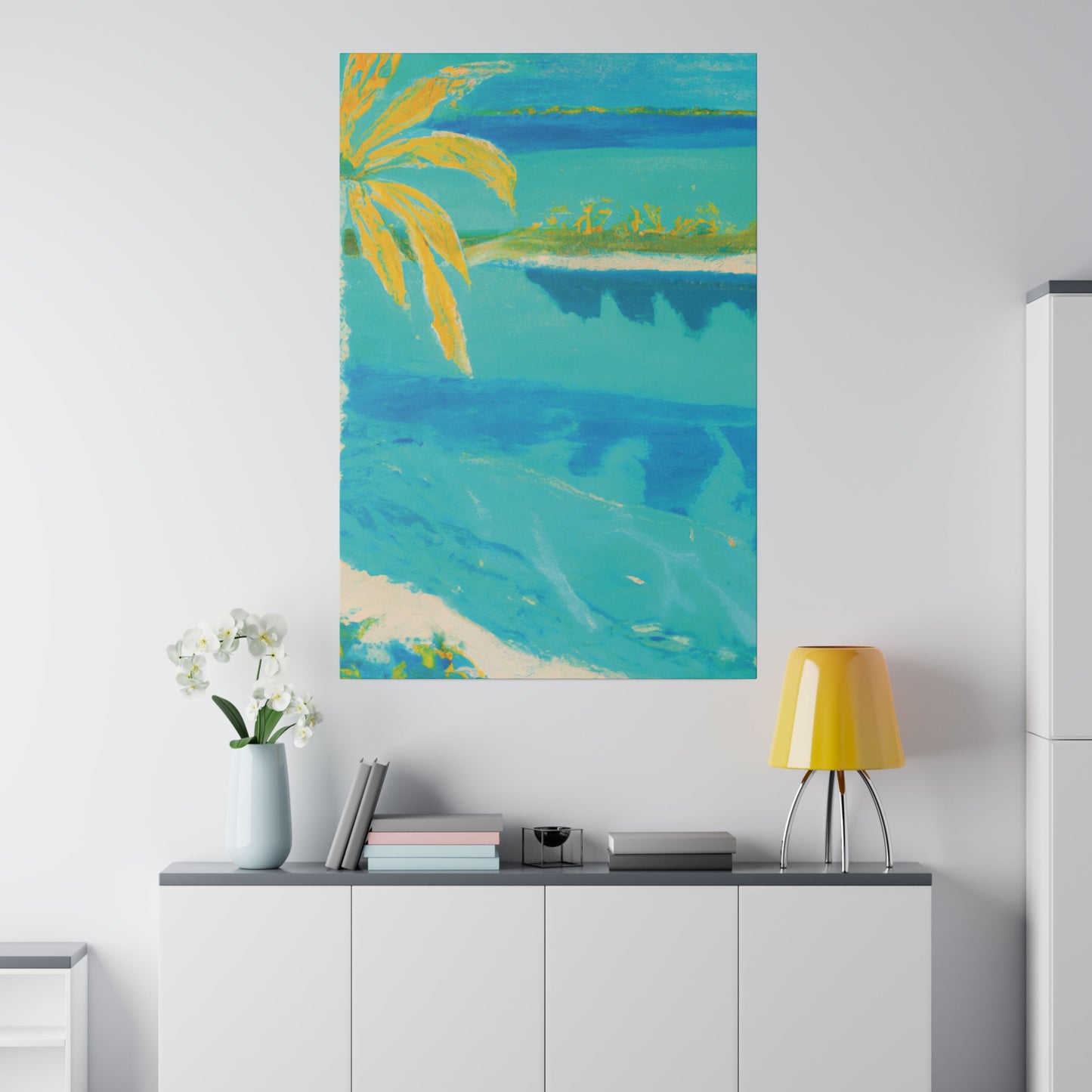 9110Q - Bahamas Ocean Painting Print | Bahamas | Ocean | Beach | Poster | Home Decor | Wall Art | Canvas