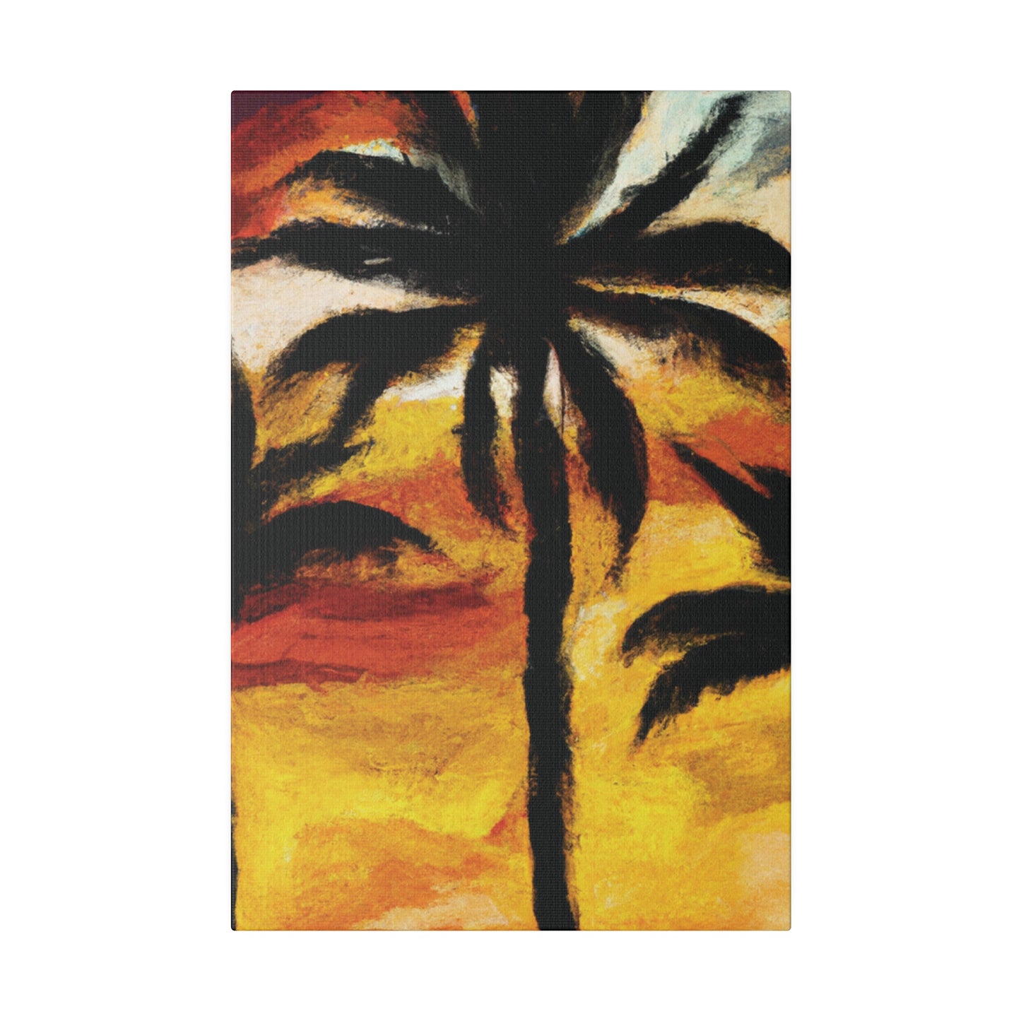 3122C - Miami Beach Sunset Painting Print | Miami | Beach | Sunset | Poster | Home Decor | Wall Art | Canvas