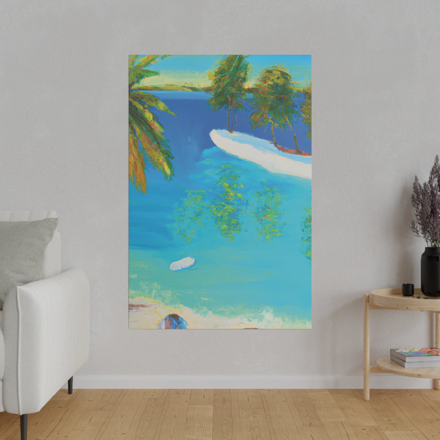 5382V - Bahamas Ocean Painting Print | Bahamas | Ocean | Beach | Poster | Home Decor | Wall Art | Canvas