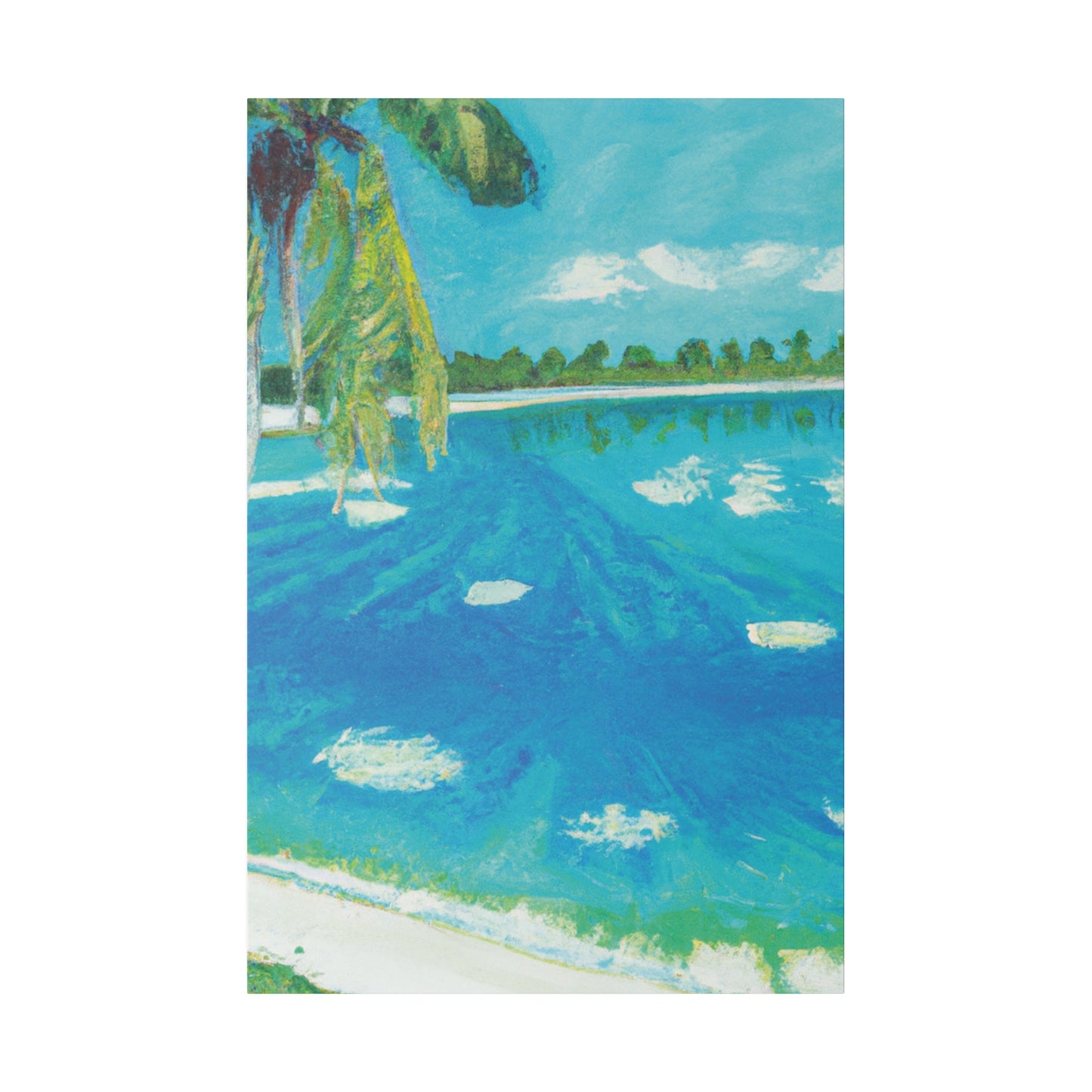 9365U - Bahamas Ocean Painting Print | Bahamas | Ocean | Beach | Poster | Home Decor | Wall Art | Canvas