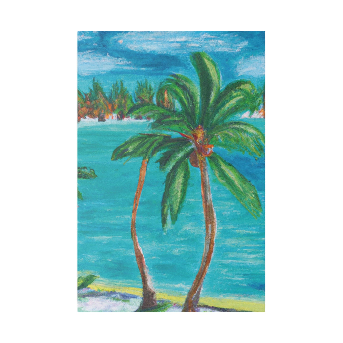 8299I - Bahamas Ocean Painting Print | Bahamas | Ocean | Beach | Poster | Home Decor | Wall Art | Canvas