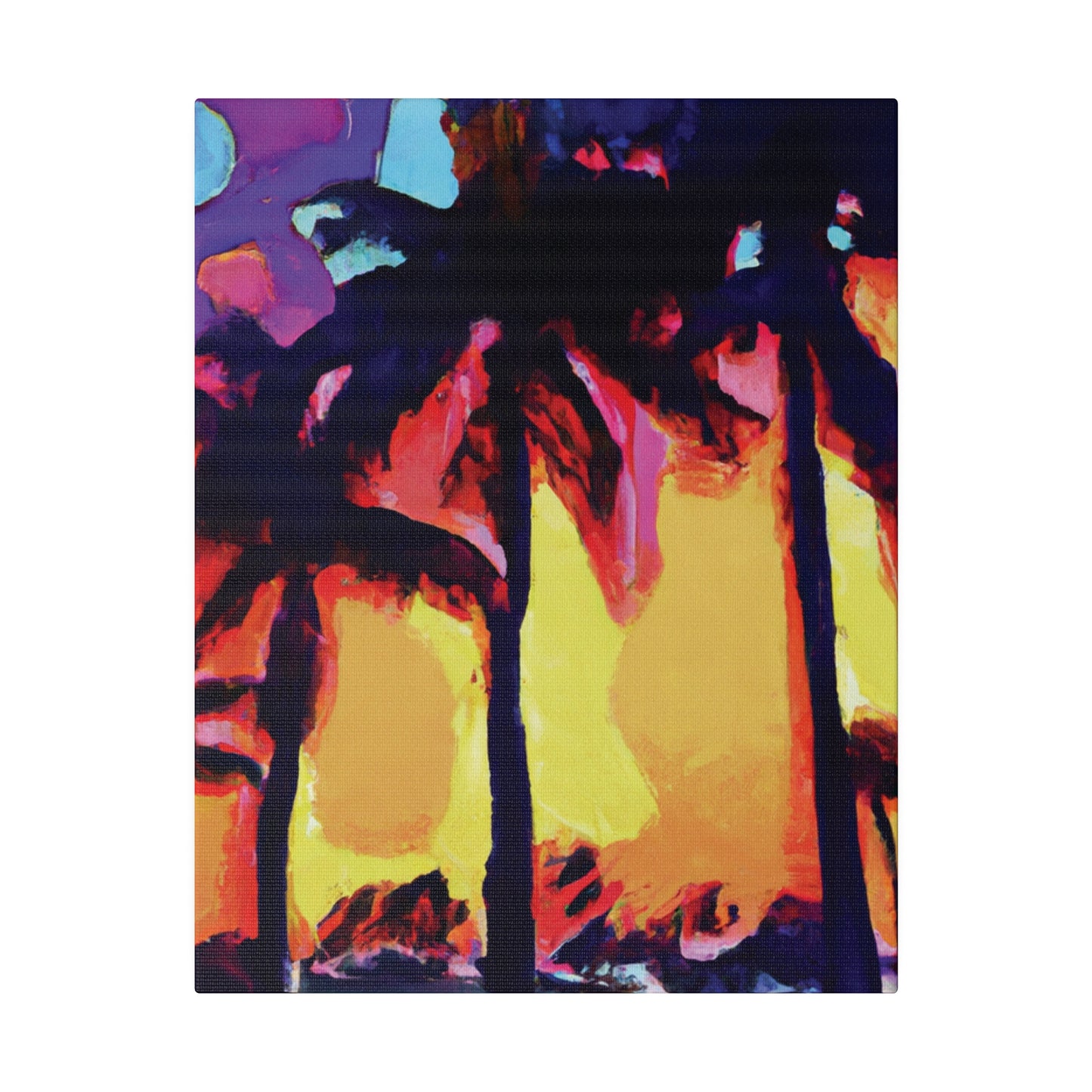 7278A - Miami Beach Sunset Painting Print | Miami | Beach | Sunset | Poster | Home Decor | Wall Art | Canvas